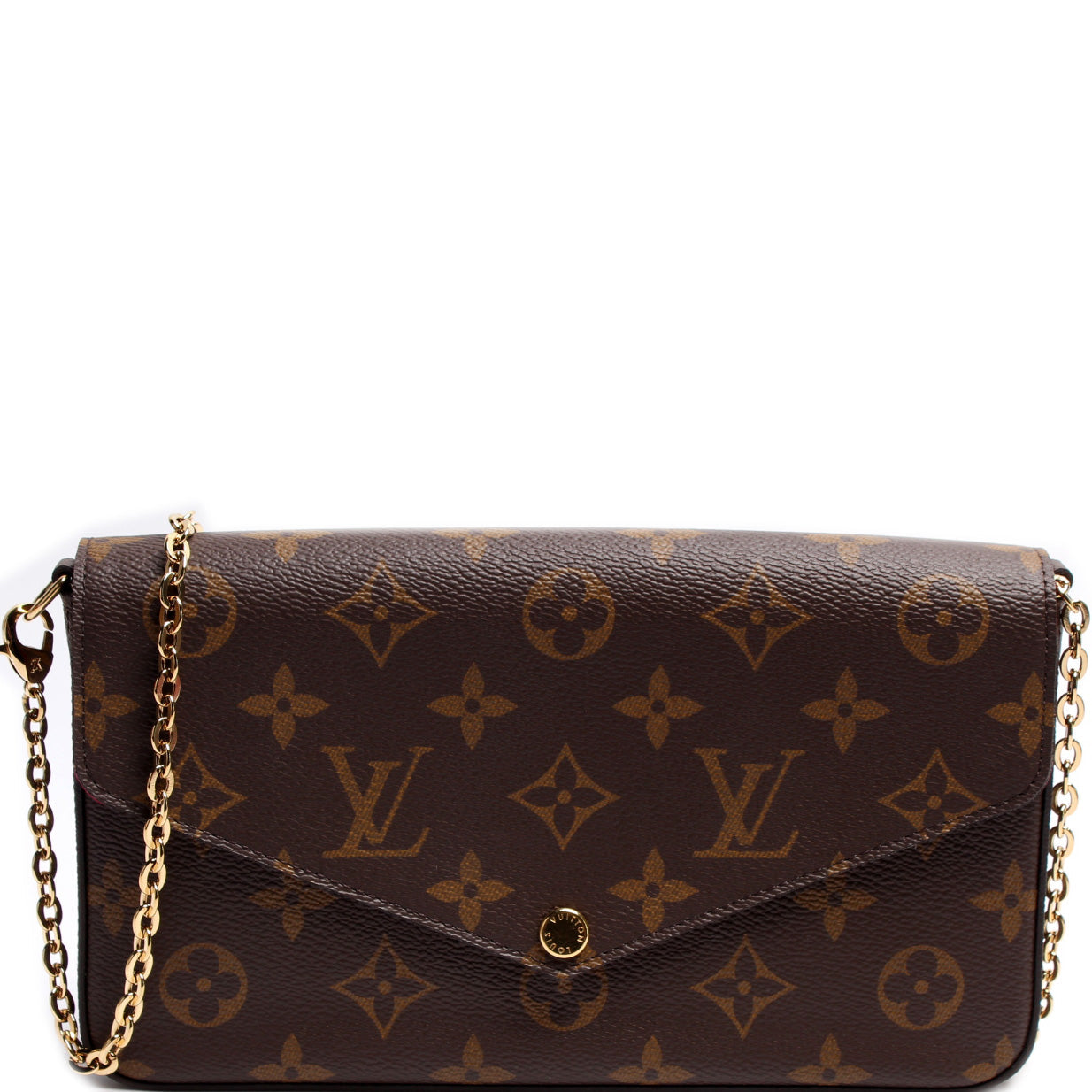 Louis Vuitton Pochette Felicie Monogram Clutch Bag Monogram 50