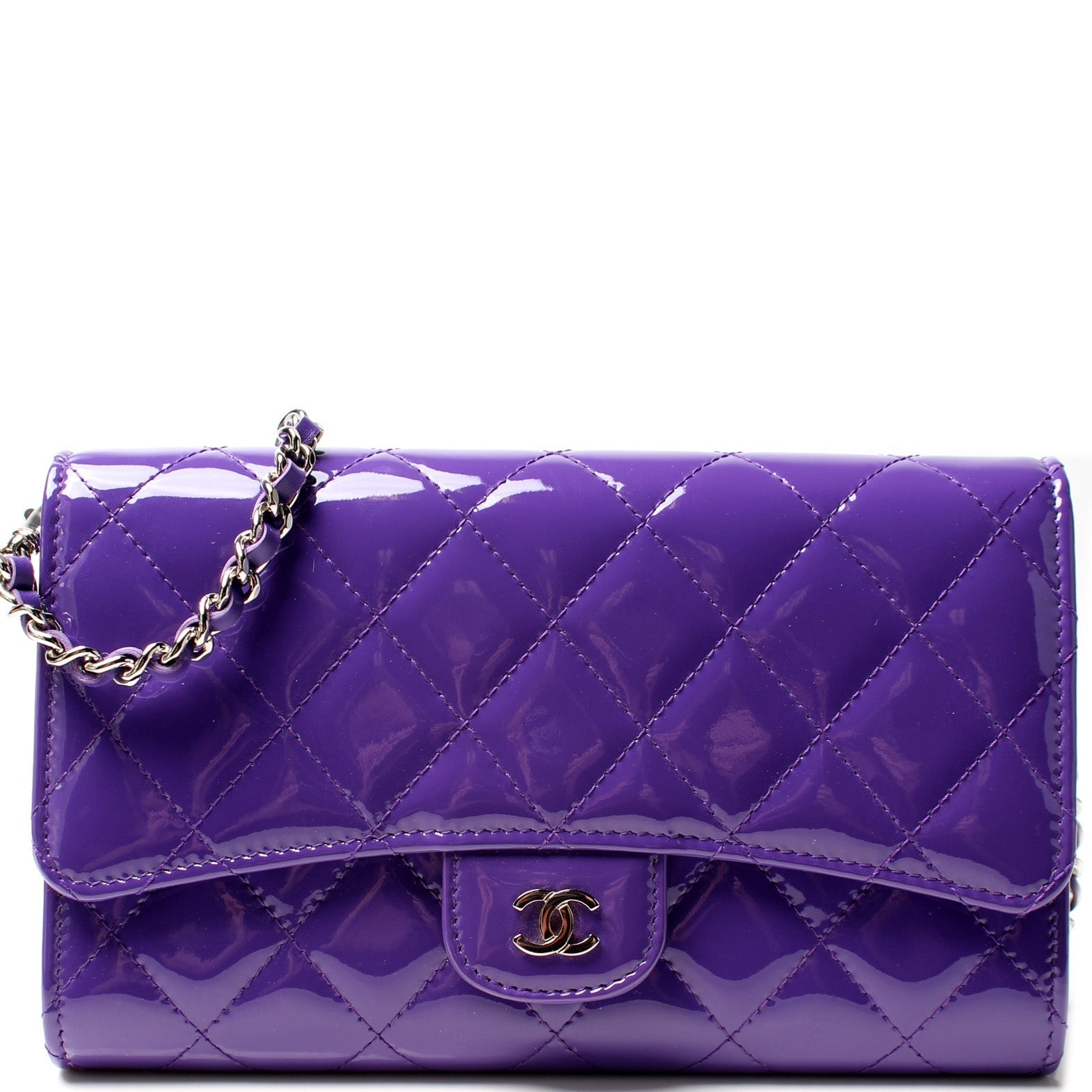 Chanel Classic W Patent 21M Clutch Bag