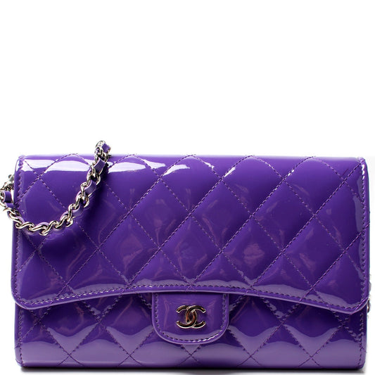 Chanel Classic W Patent 21M Clutch Bag
