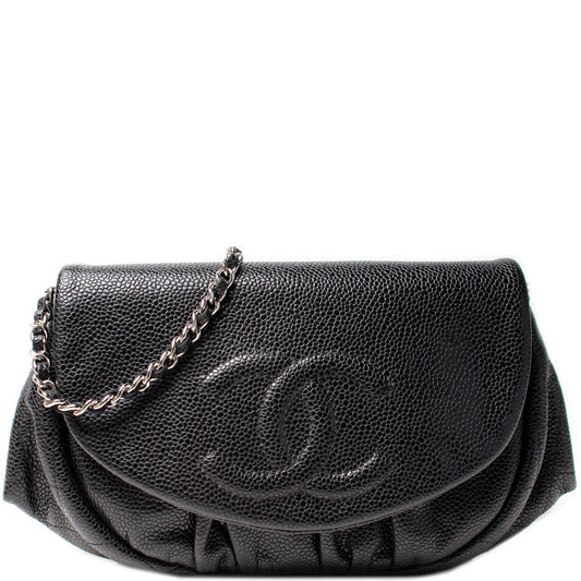 Chanel WOC Half Moon Caviar 18M Clutch Bag