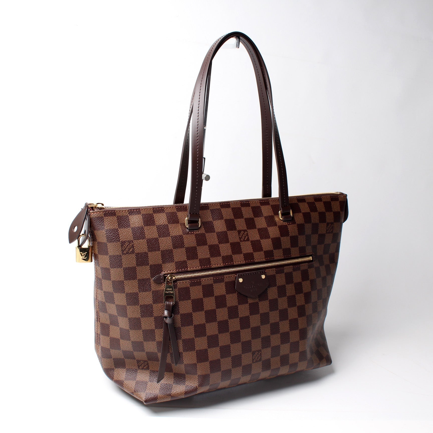 Louis Vuitton Iena MM Ebene Damier Handbag Ebene 6