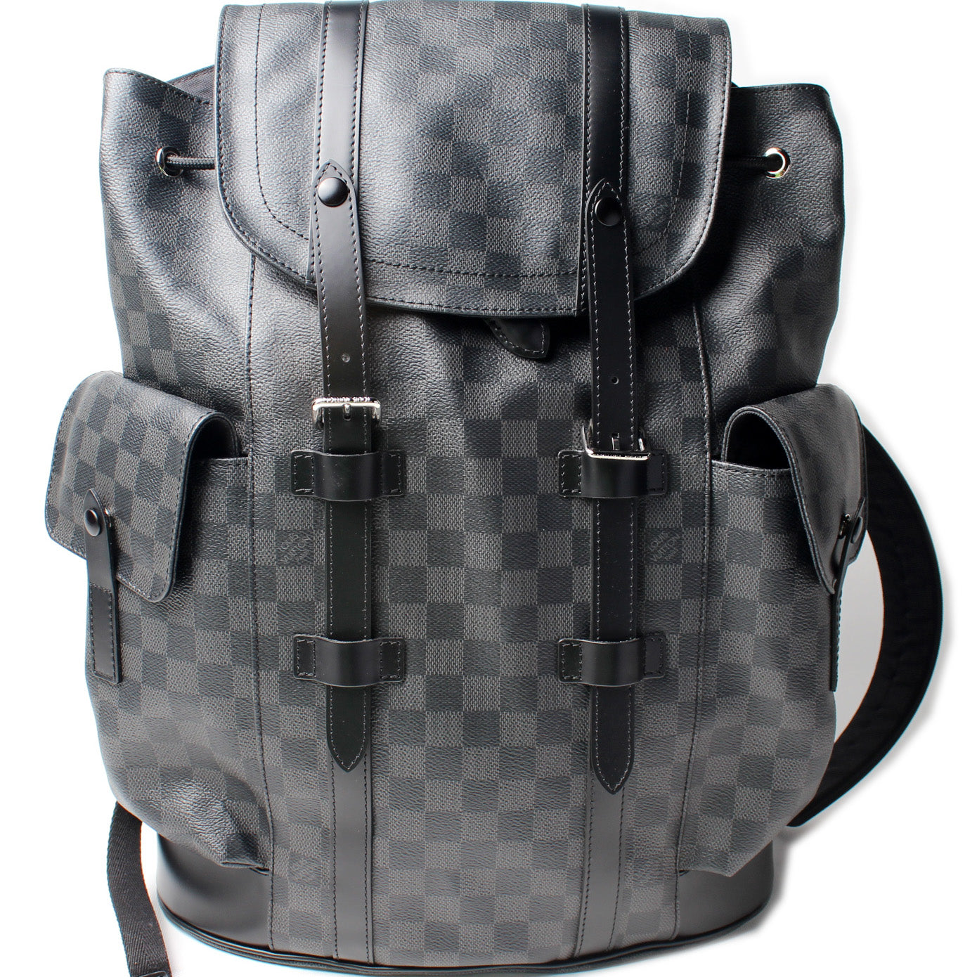Louis Vuitton Christopher Backpack Graphite Damier