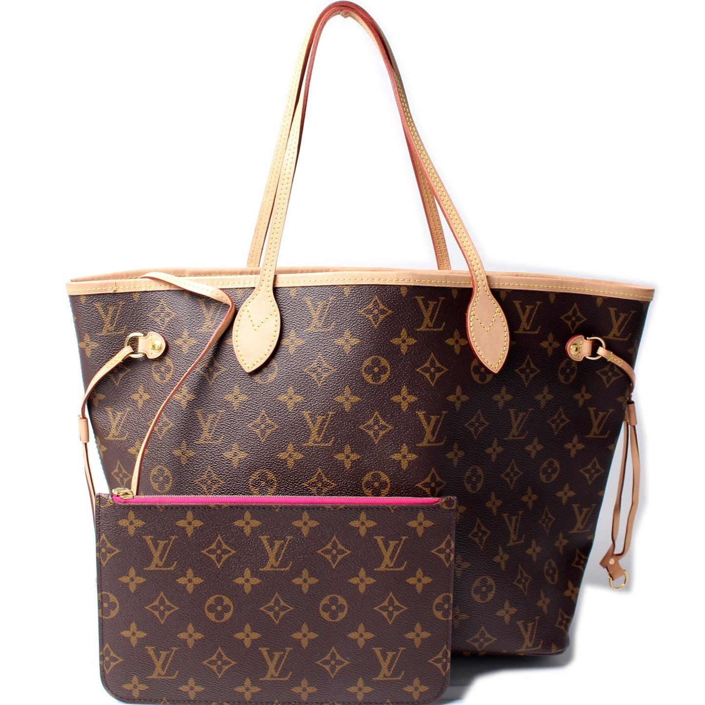 Louis Vuitton Neverfull MM W Monogram Wallet Case Monogram 11