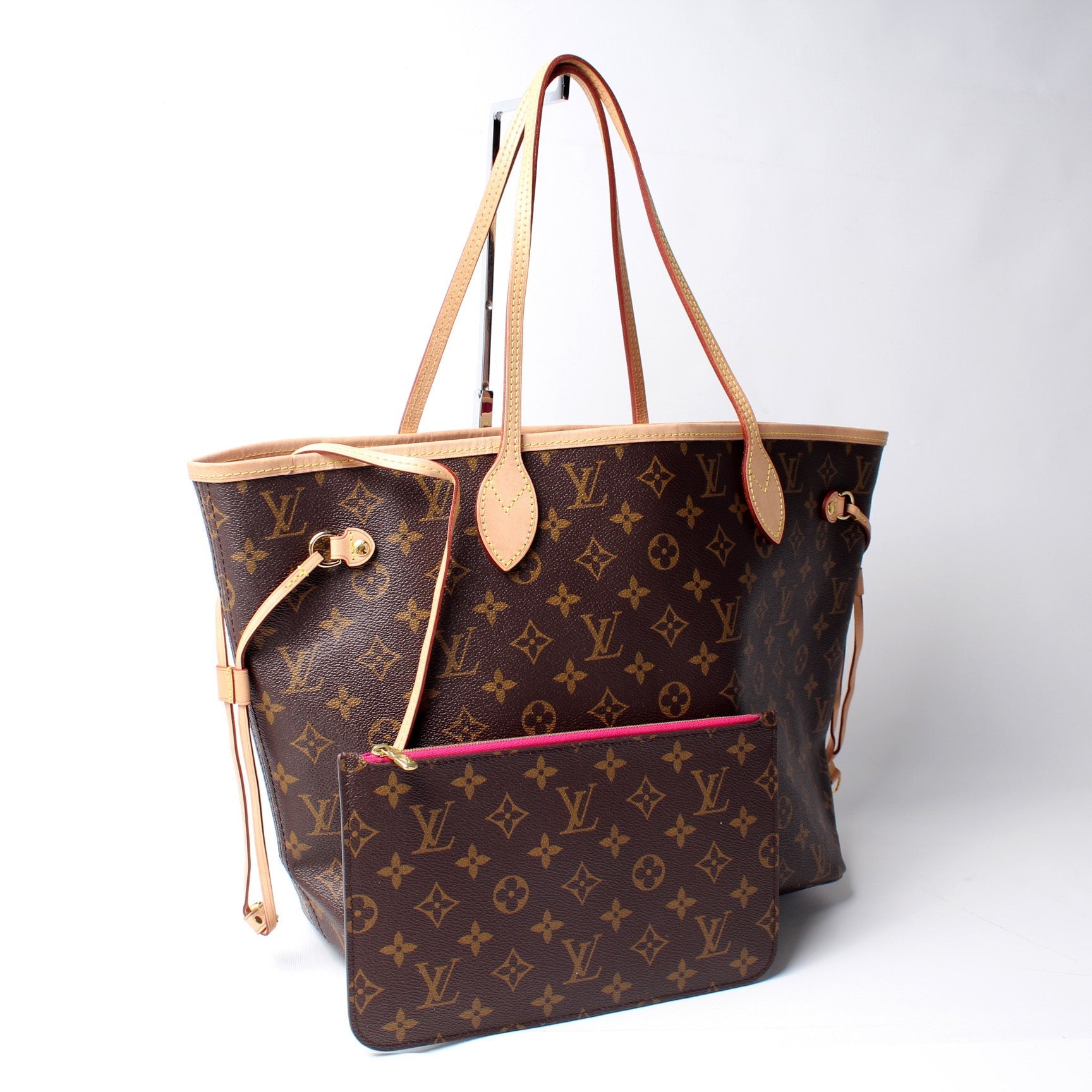 Louis Vuitton Neverfull MM W Monogram Wallet Case Monogram 11
