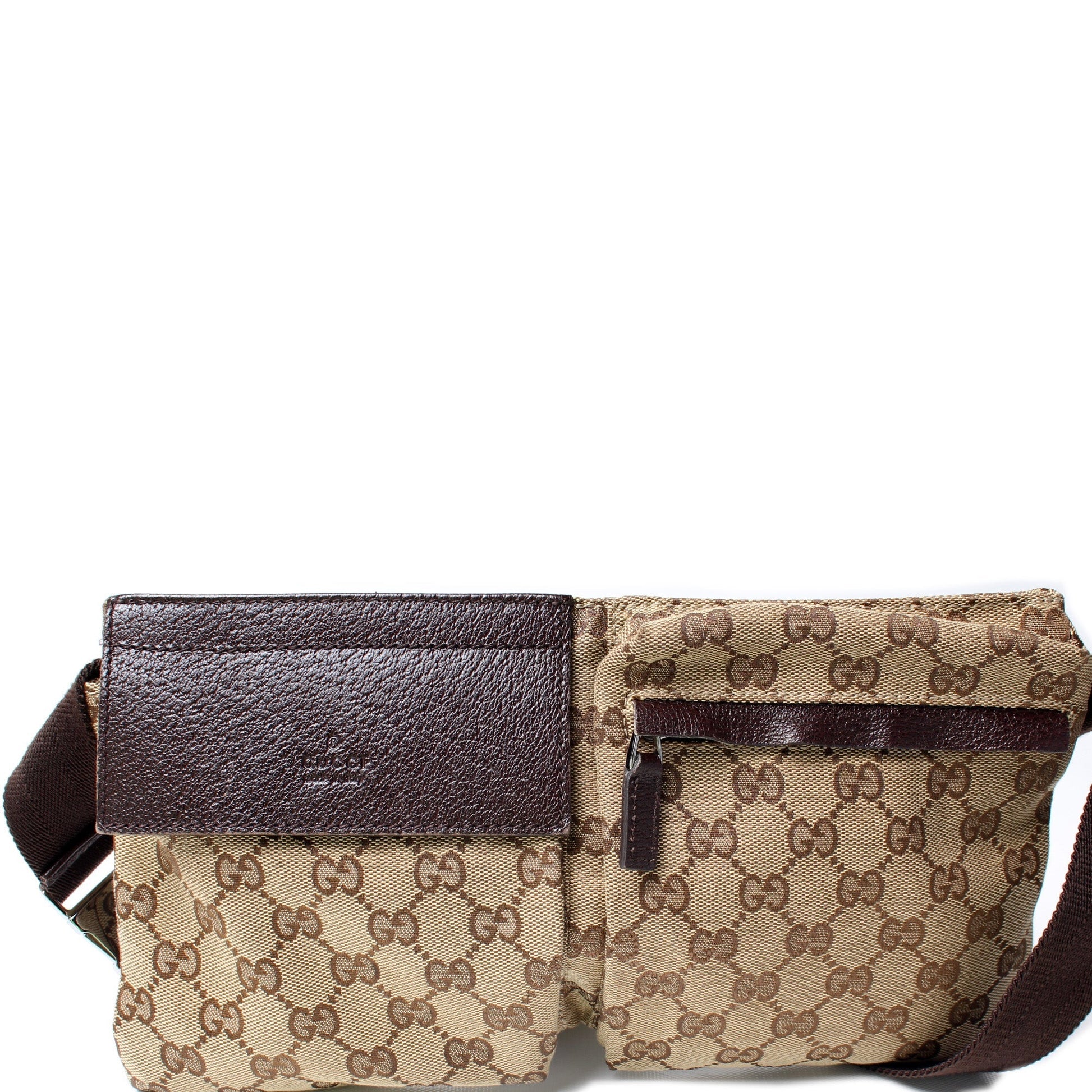 Gucci GG Waist Canvas Travel Bag