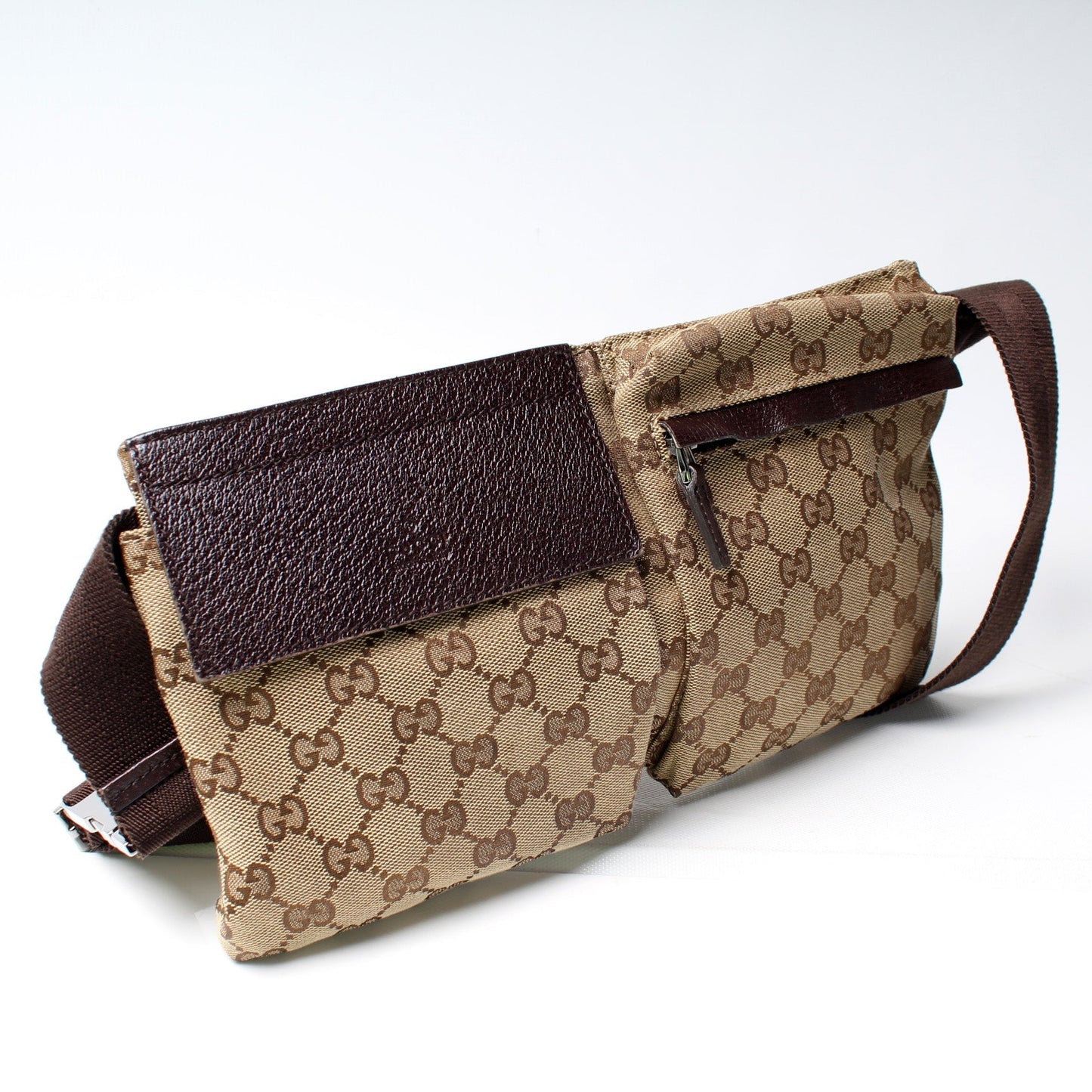 Gucci GG Waist Canvas Travel Bag