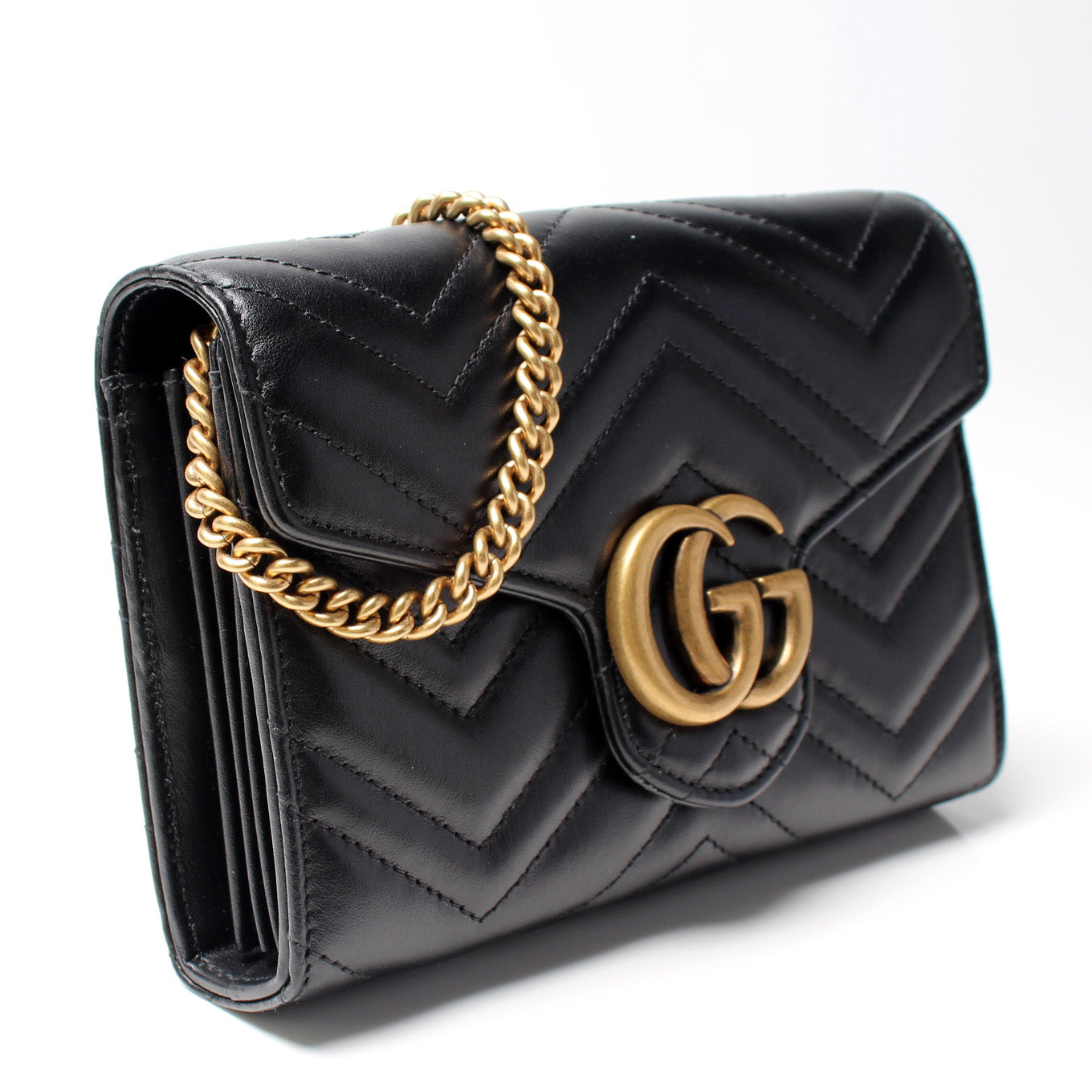 Gucci Marmont Chain Wallet Case Wallet 8