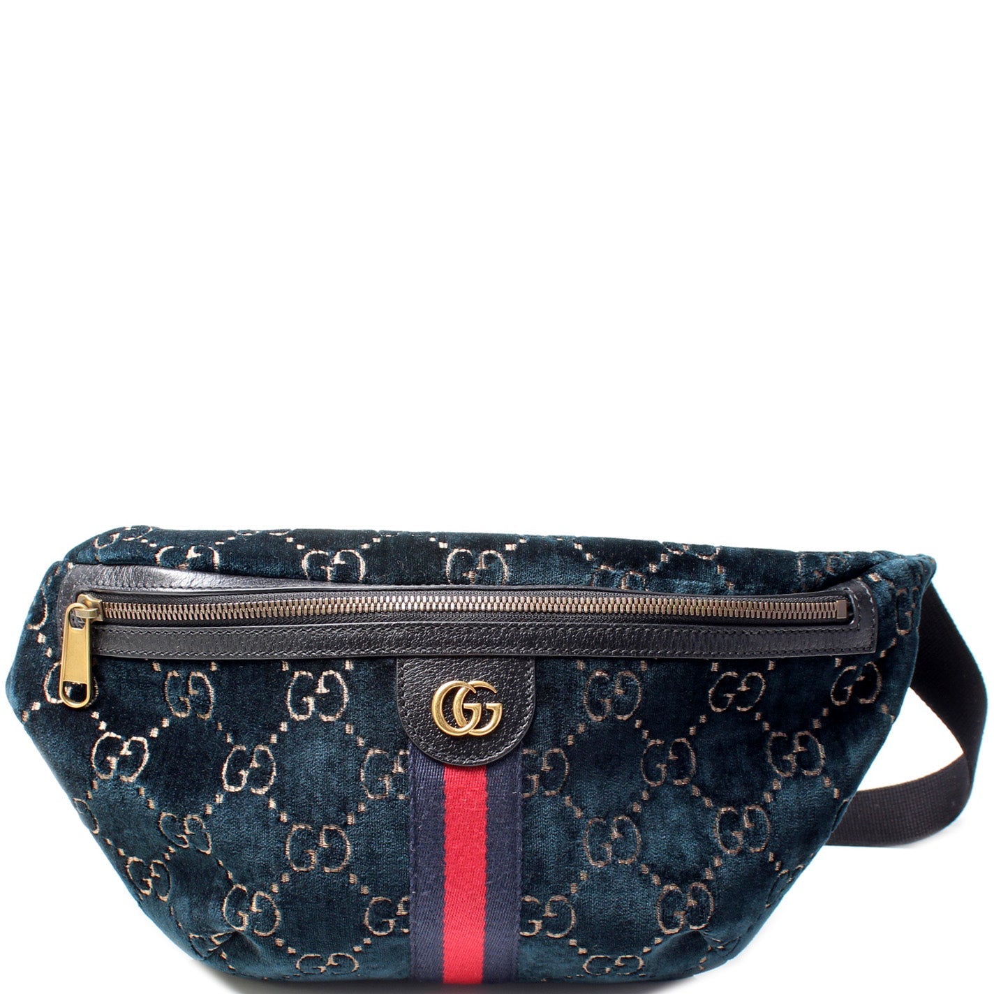 Gucci Velvet Web Waist Travel Bag