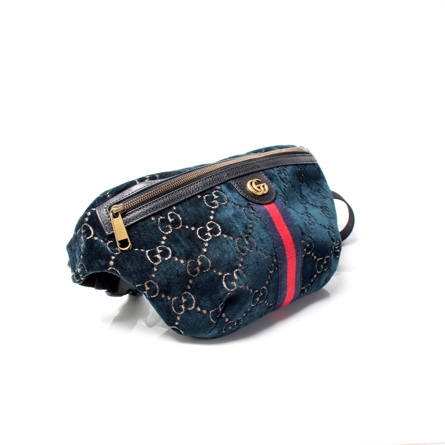 Gucci Velvet Web Waist Travel Bag