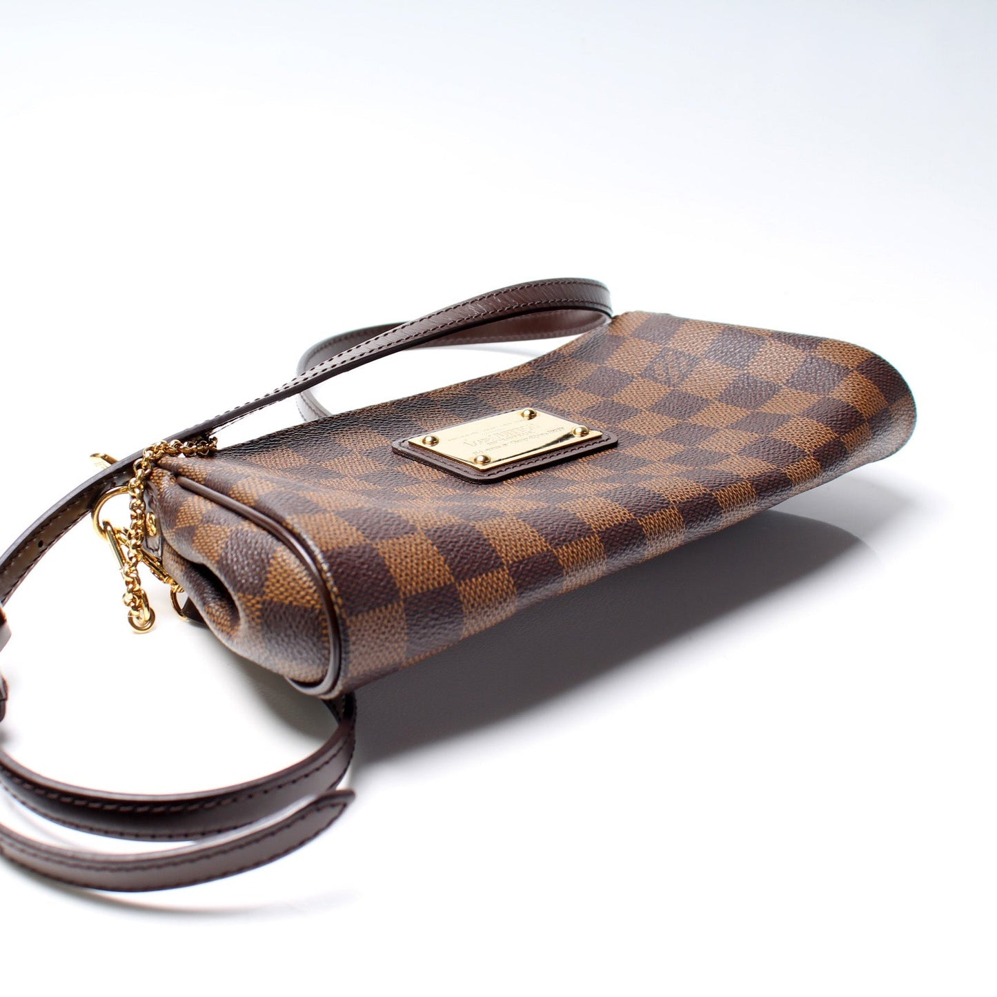 Louis Vuitton Eva Ebene Damier Clutch Bag Ebene 22