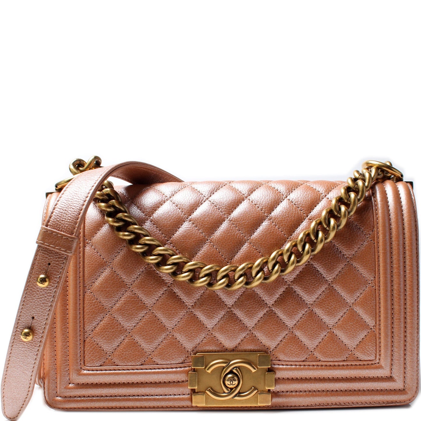 Chanel Boy Flap Old Caviar 20M Handbag