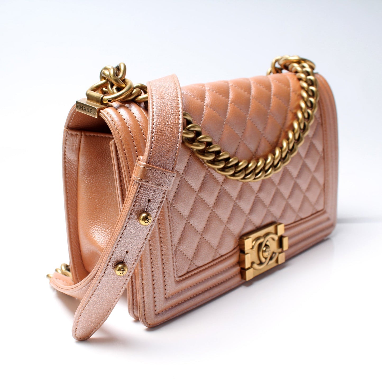 Chanel Boy Flap Old Caviar 20M Handbag