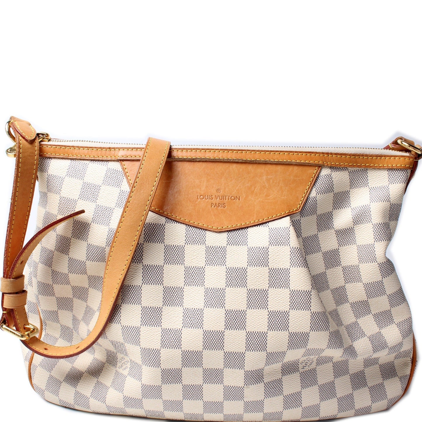 Louis Vuitton Siracusa Azur MM Damier Handbag Azur 9