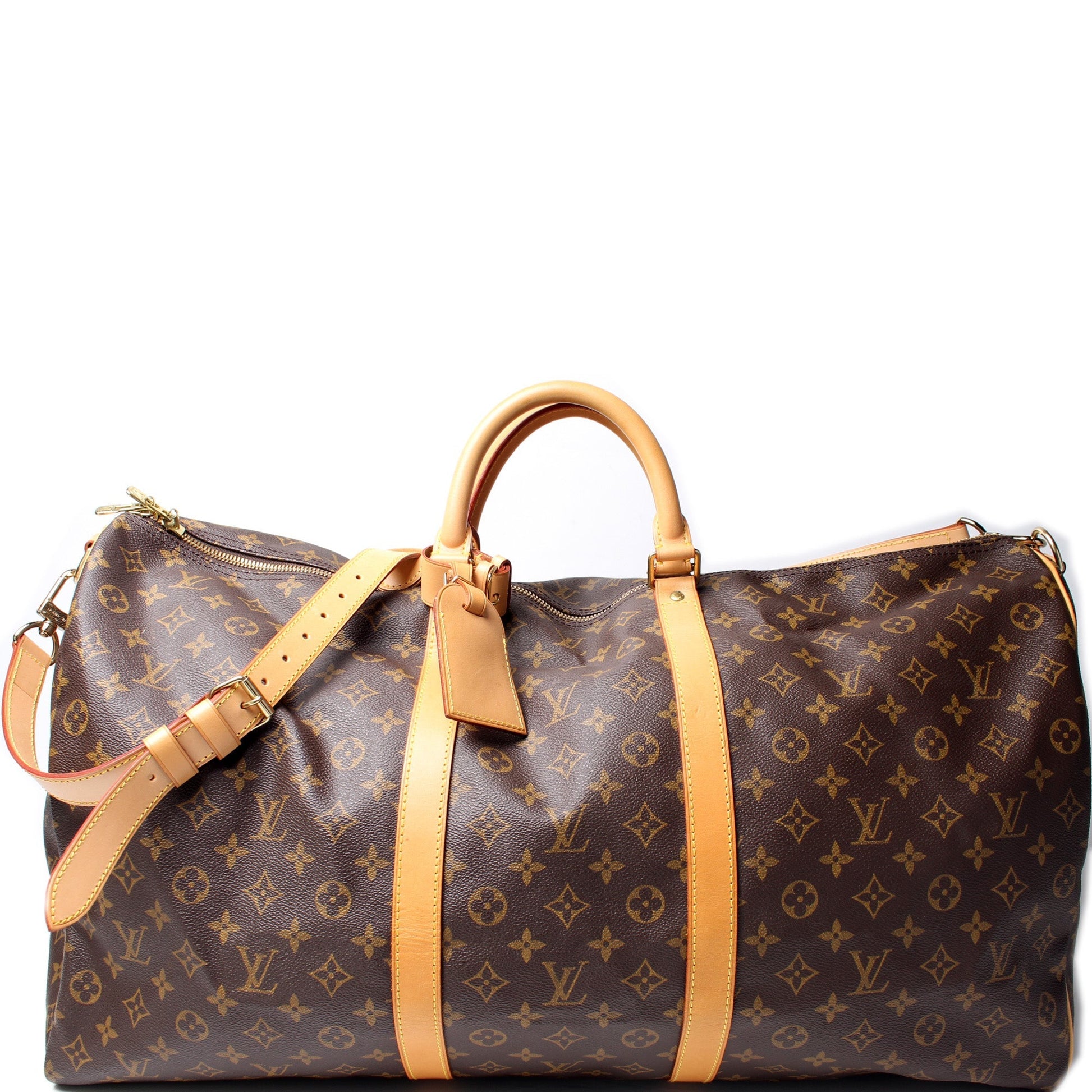 Louis Vuitton Keepall 60 Bandouliere Monogram Travel Bag Monogram 29