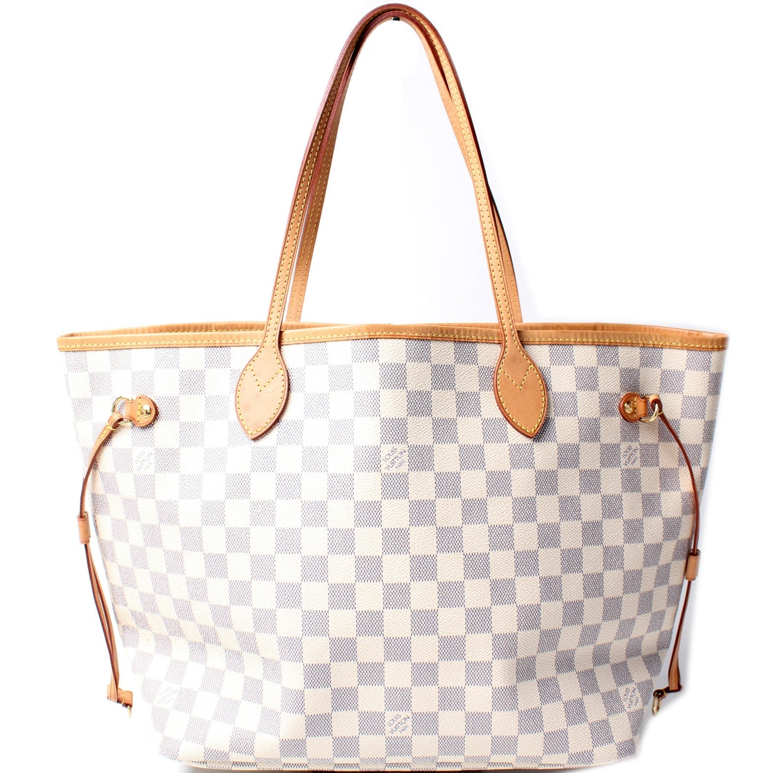 Louis Vuitton Neverfull MM Azur Damier Tote Bag Azur 68