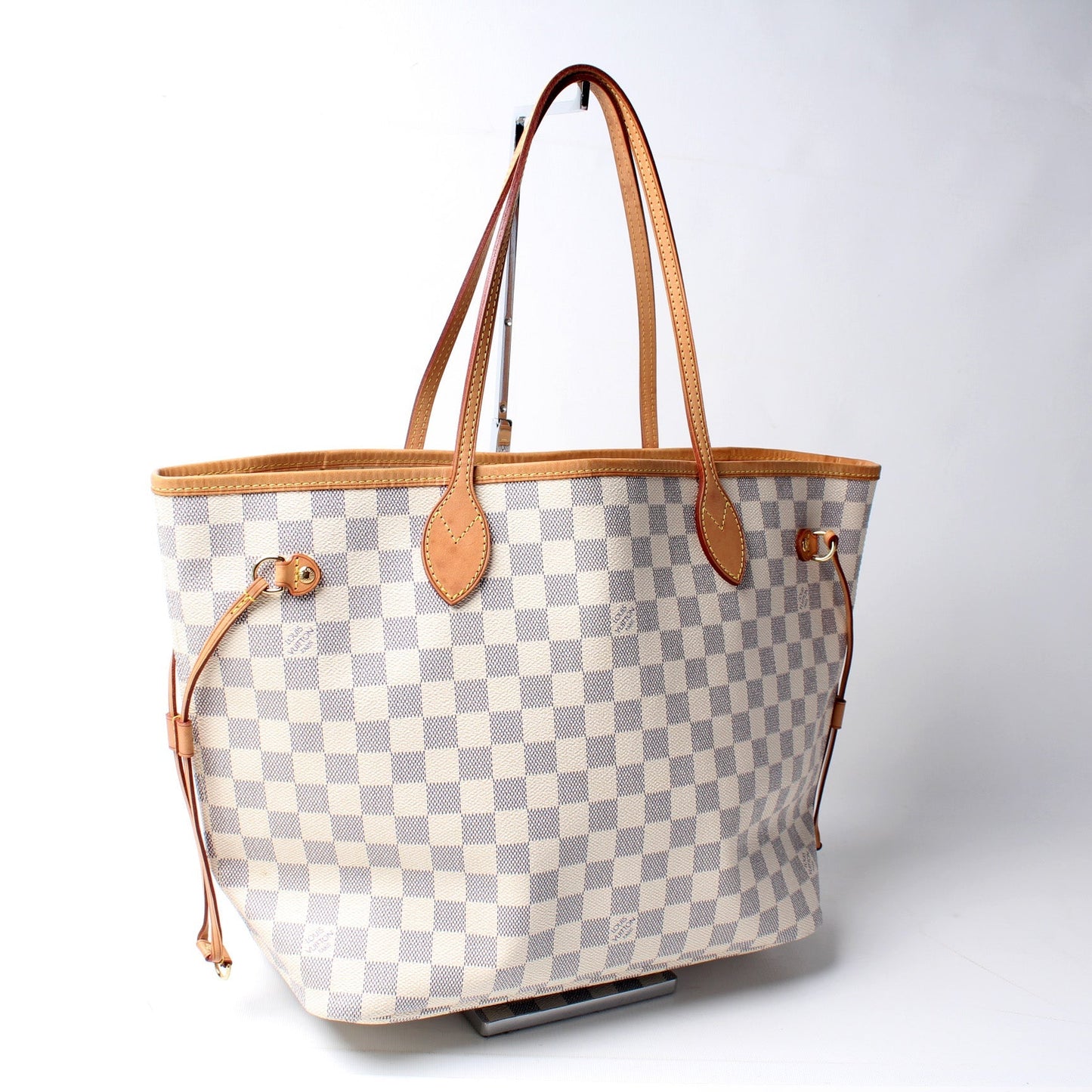 Louis Vuitton Neverfull MM Azur Damier Tote Bag Azur 68