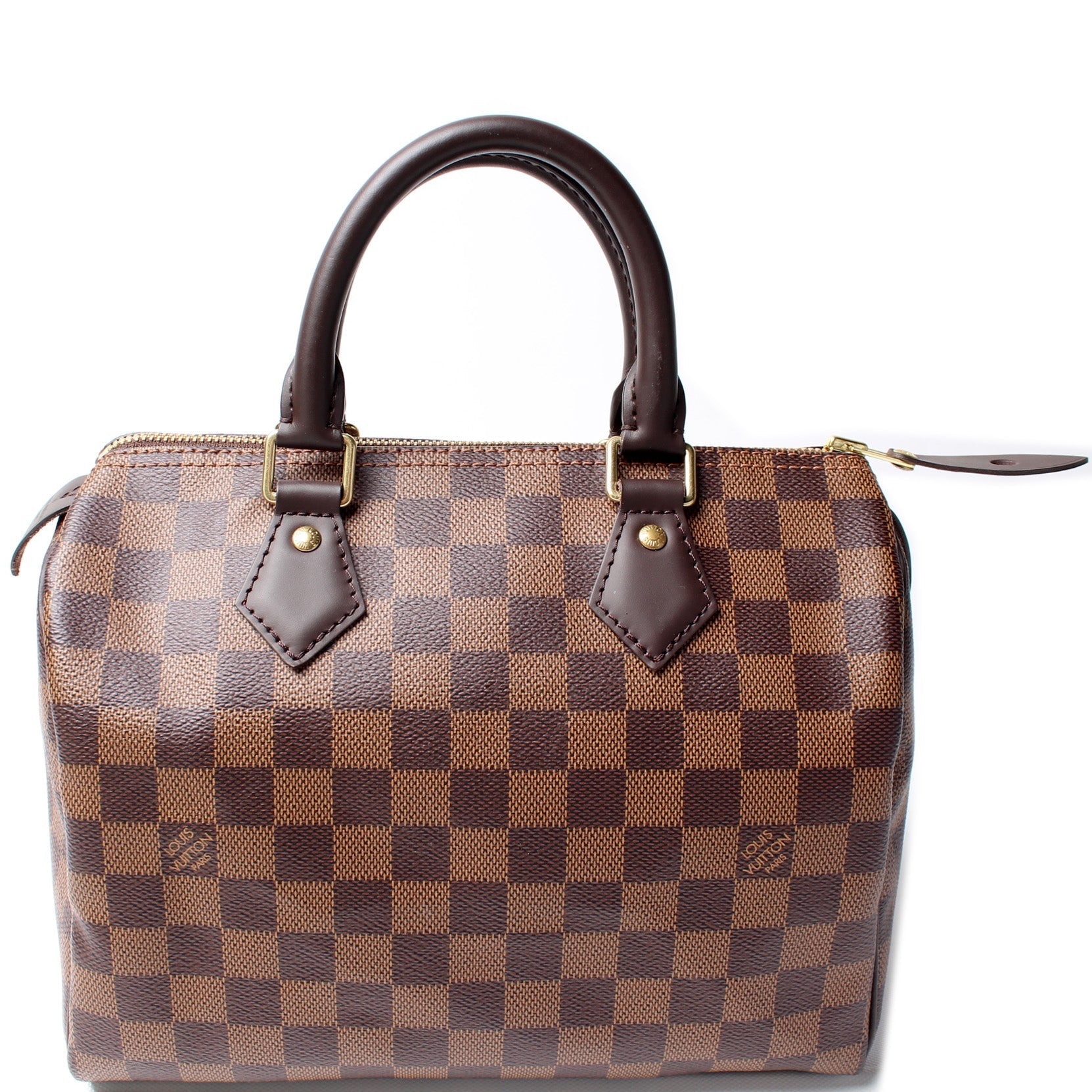 Louis Vuitton Speedy 25 Ebene Damier Handbag