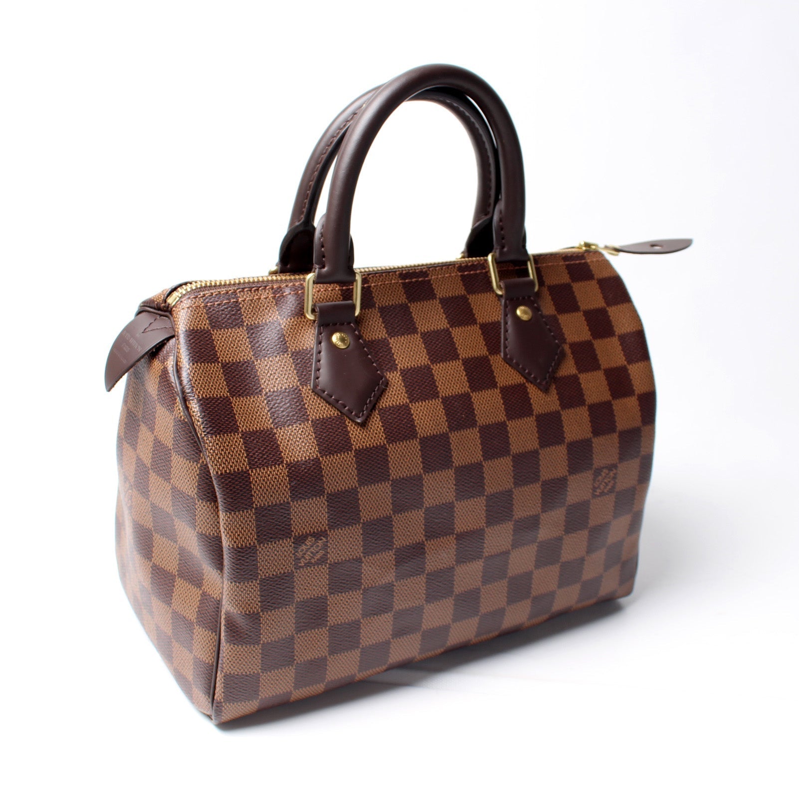 Louis Vuitton Speedy 25 Ebene Damier Handbag