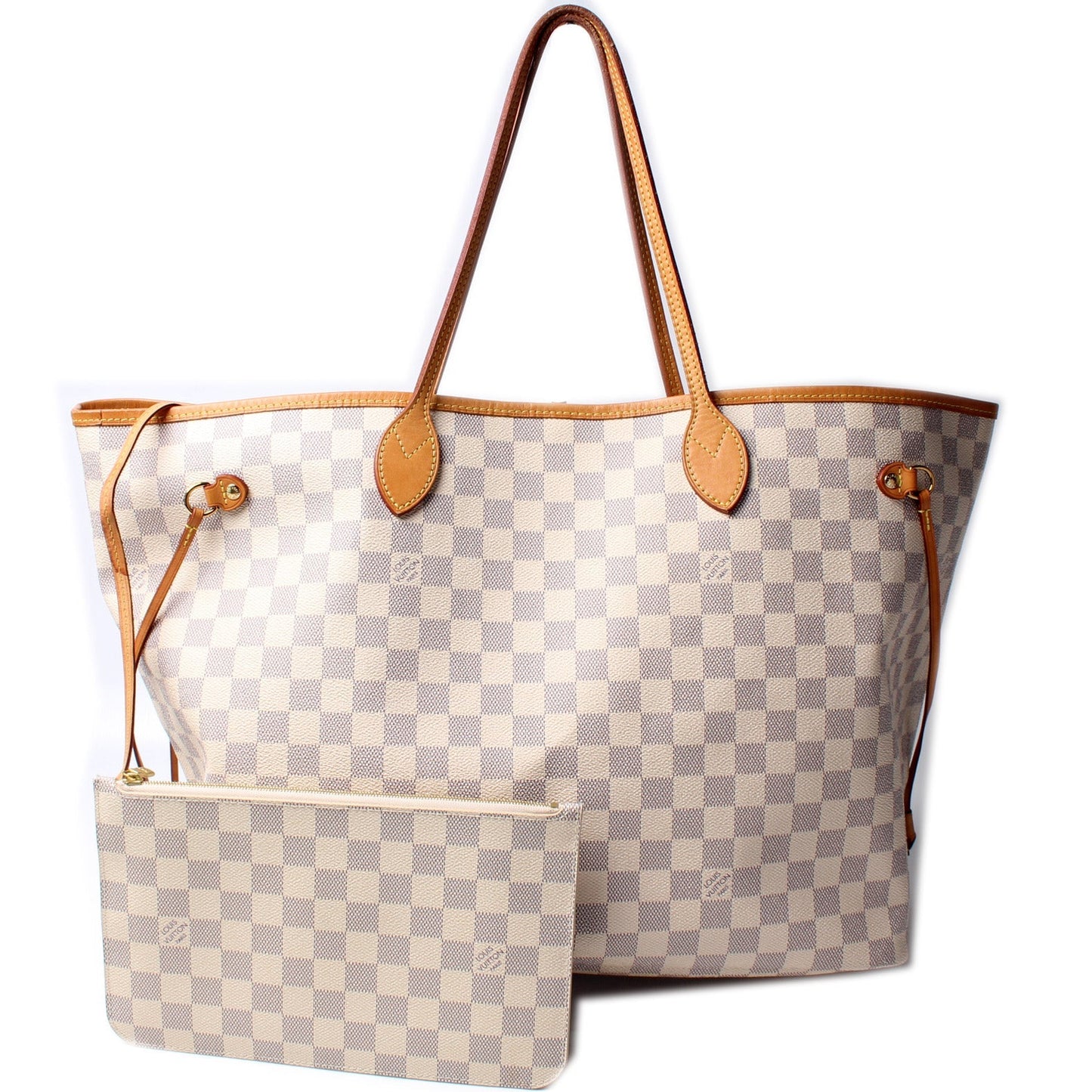 Louis Vuitton Neverfull GM W Azur Damier Wallet Case