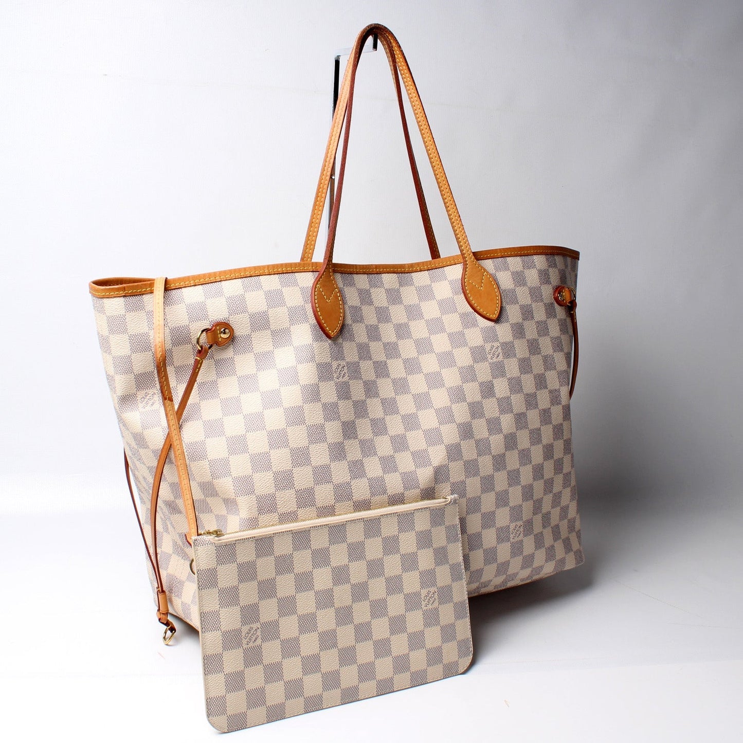 Louis Vuitton Neverfull GM W Azur Damier Wallet Case