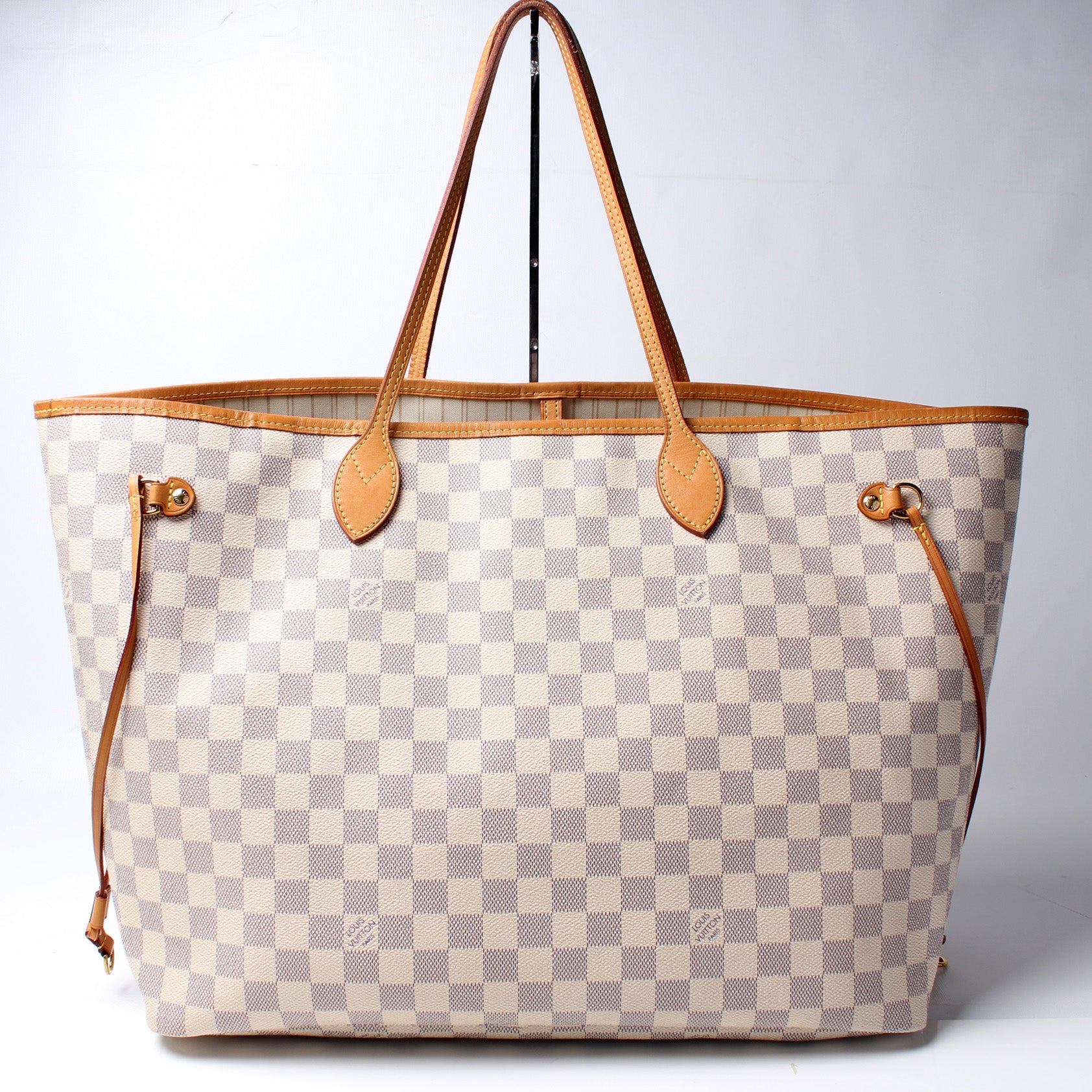 Louis Vuitton Neverfull GM W Azur Damier Wallet Case