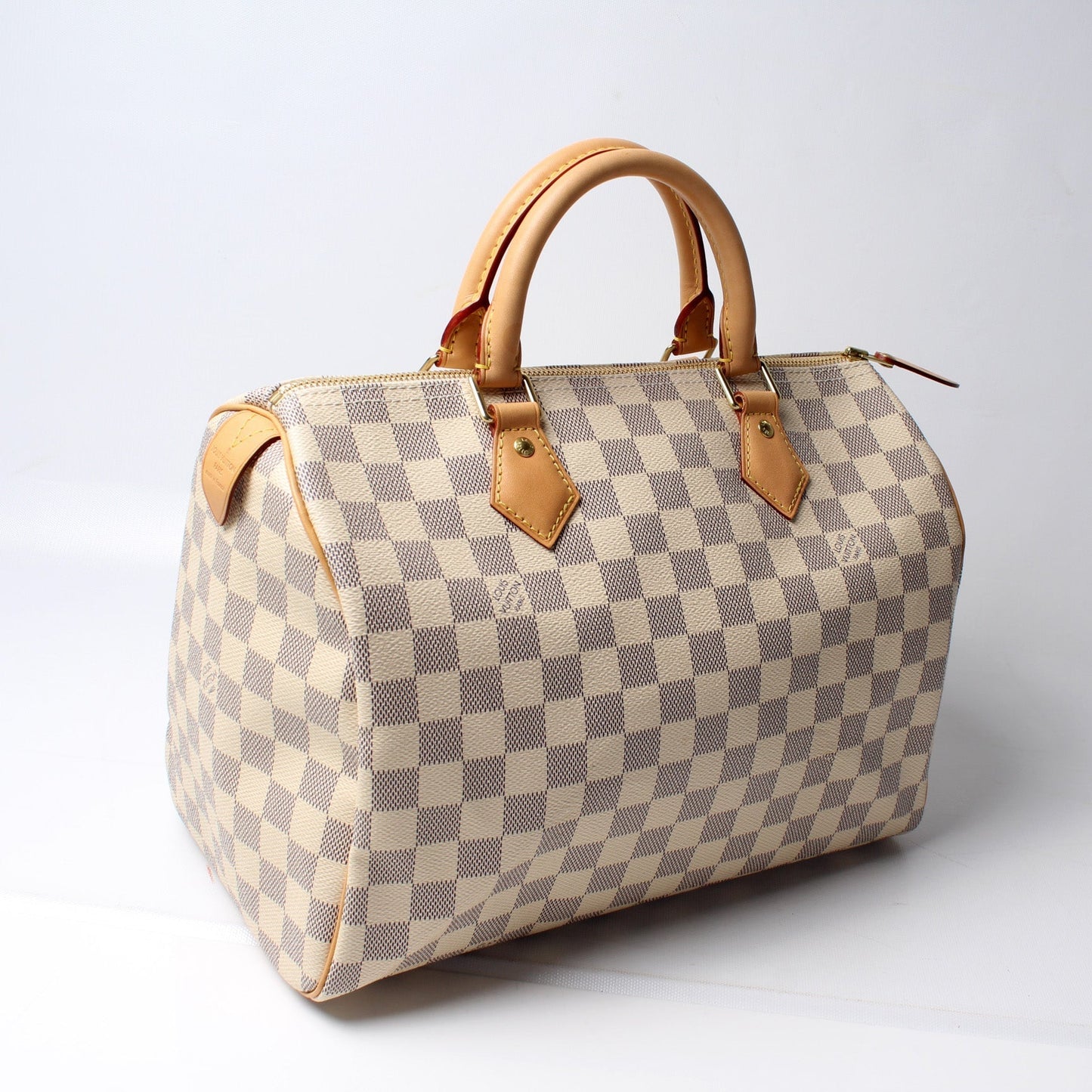 Louis Vuitton Speedy 30 Azur Damier Handbag Azur 25
