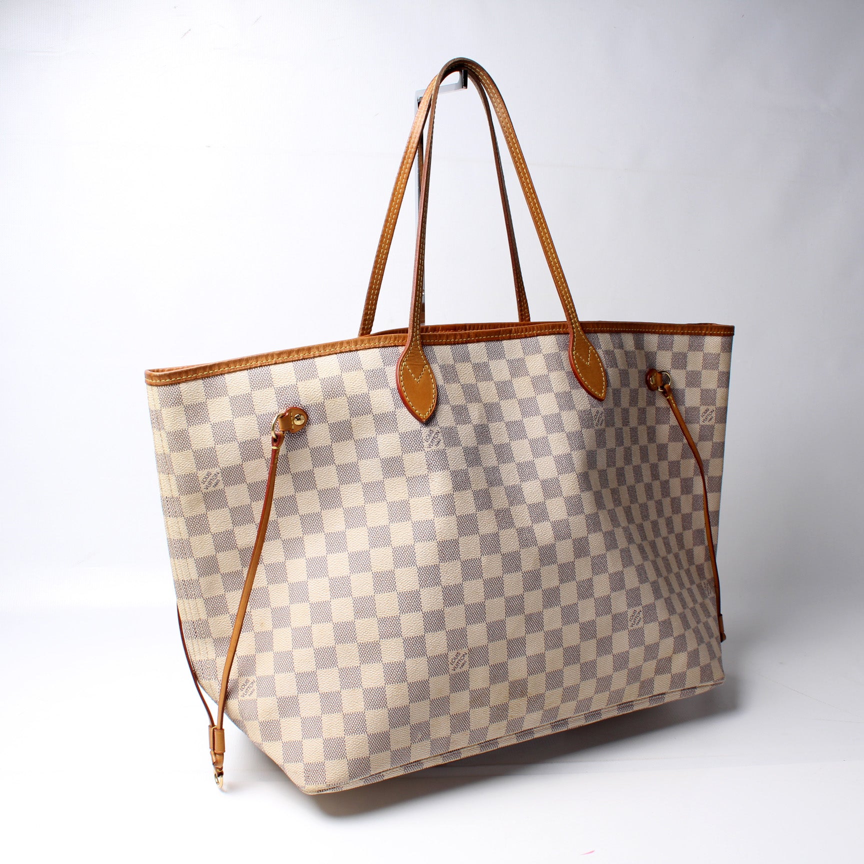 Louis Vuitton Neverfull GM Azur Damier Tote Bag Azur 13