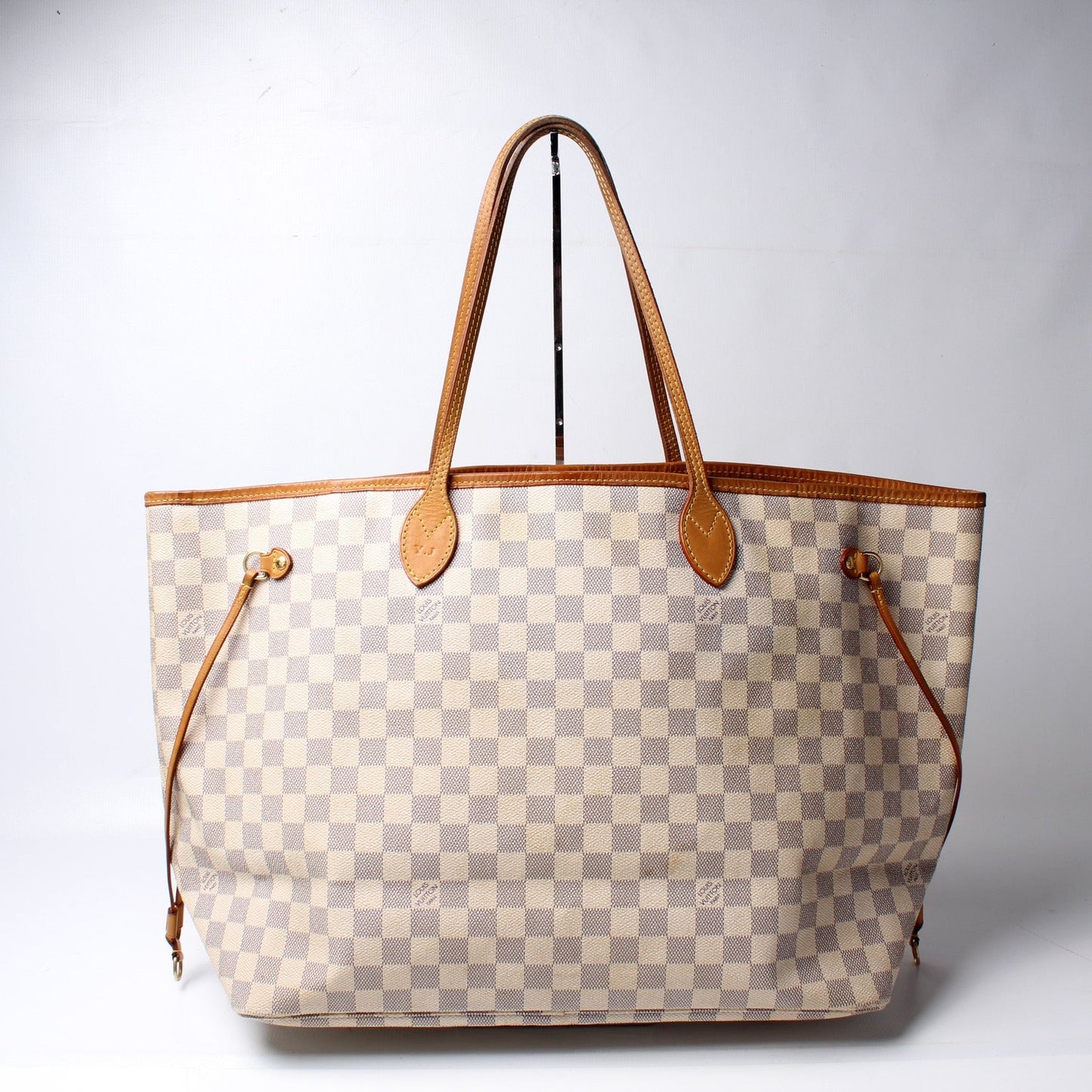 Louis Vuitton Neverfull GM Azur Damier Tote Bag Azur 13