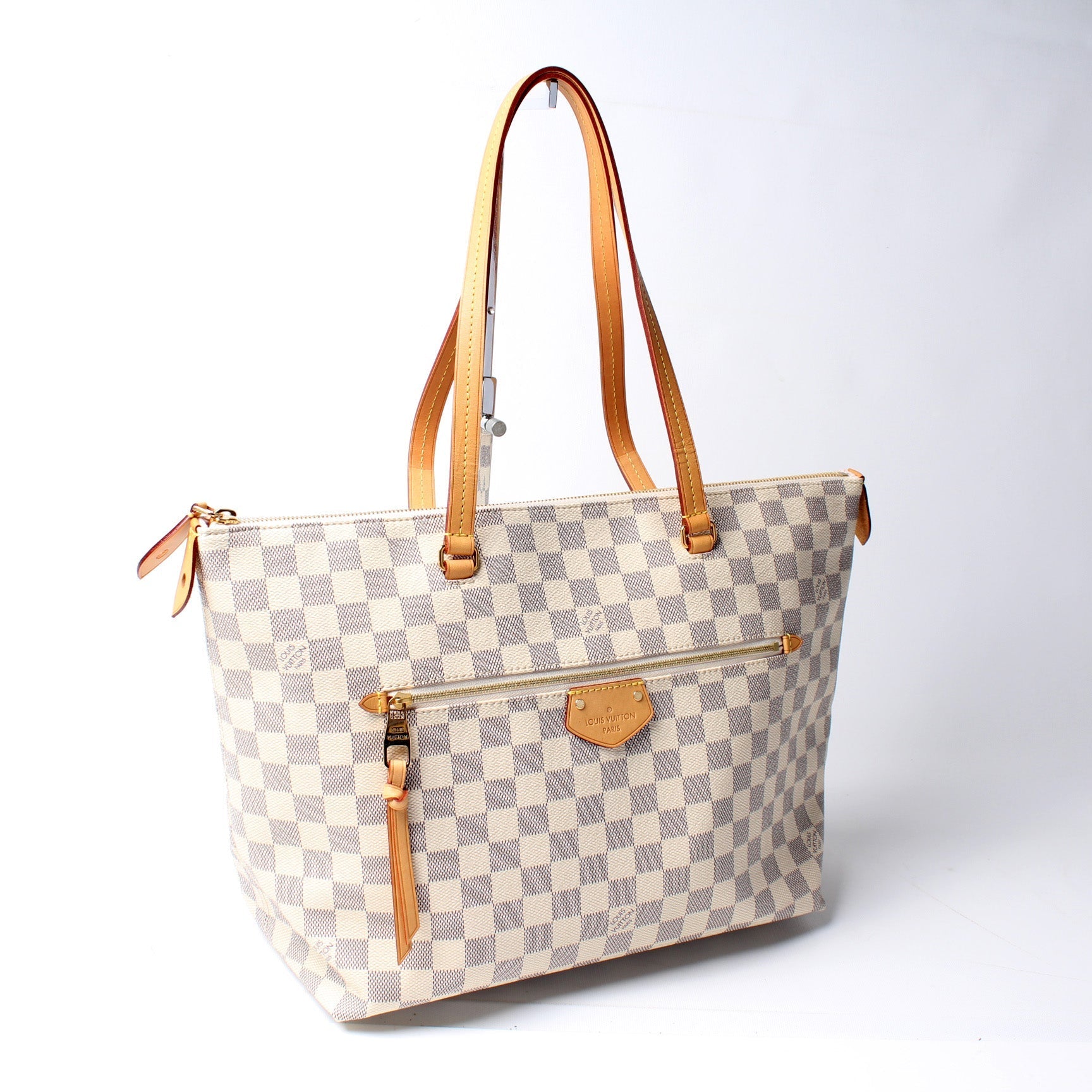 Louis Vuitton Iena MM Azur Damier Handbag Azur 5