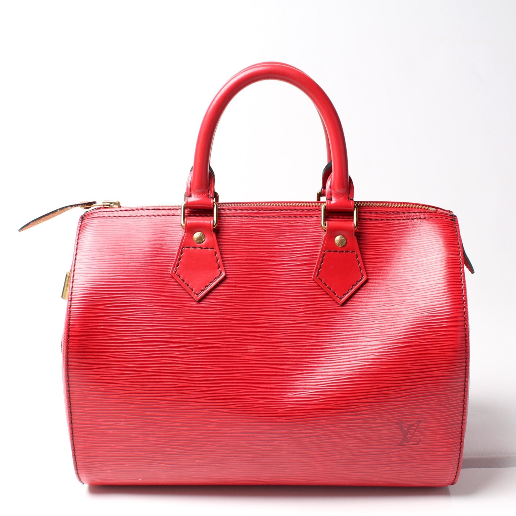 Louis Vuitton Speedy 25 Epi Handbag Epi 8