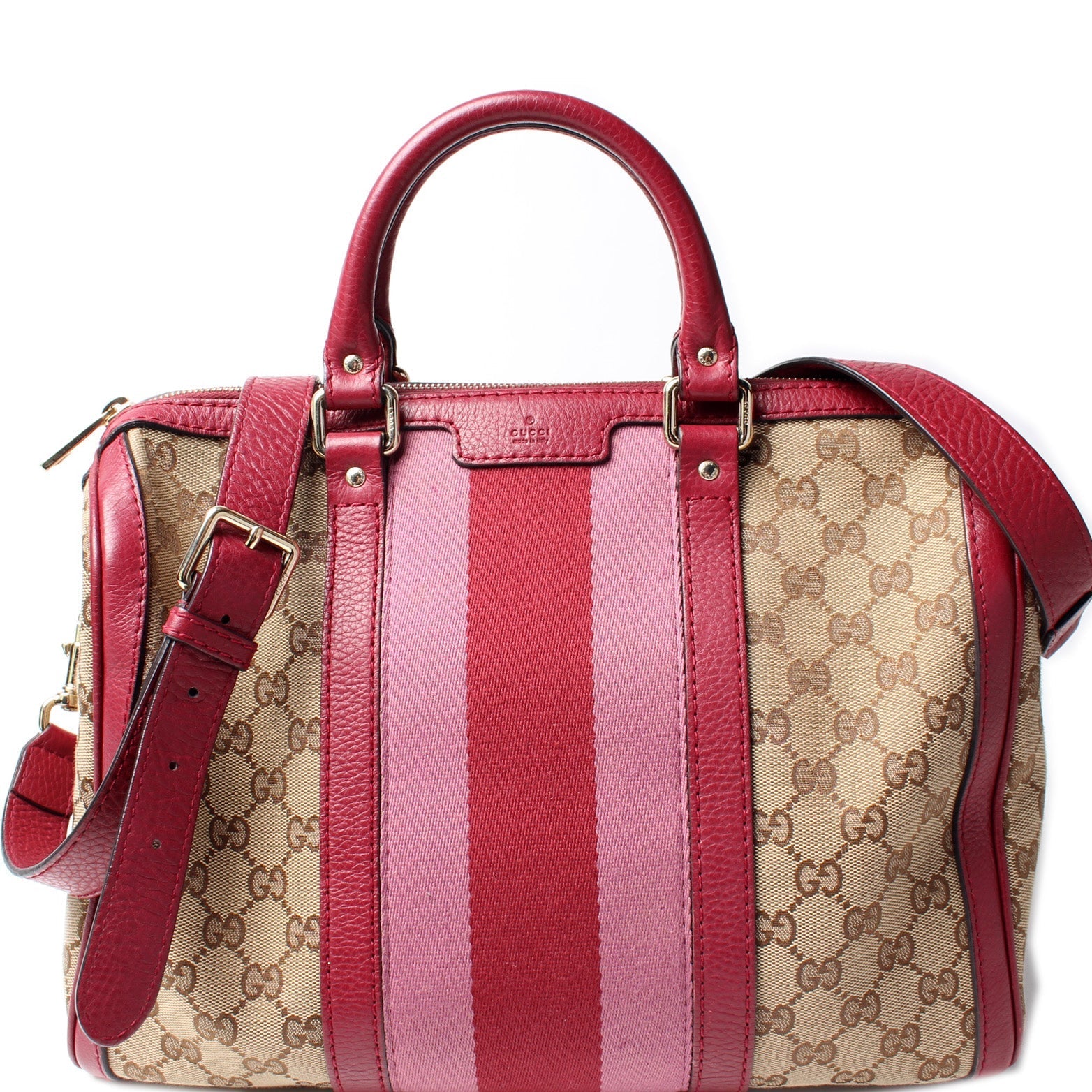 Gucci Boston GG Canvas Travel Bag