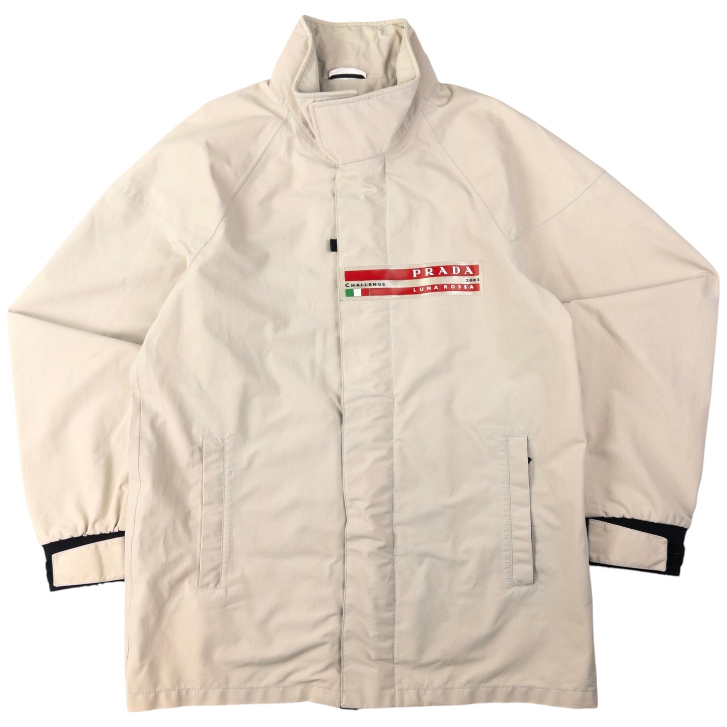 Prada Handbag Sport Challenge Luna Rossa Jacket Cream