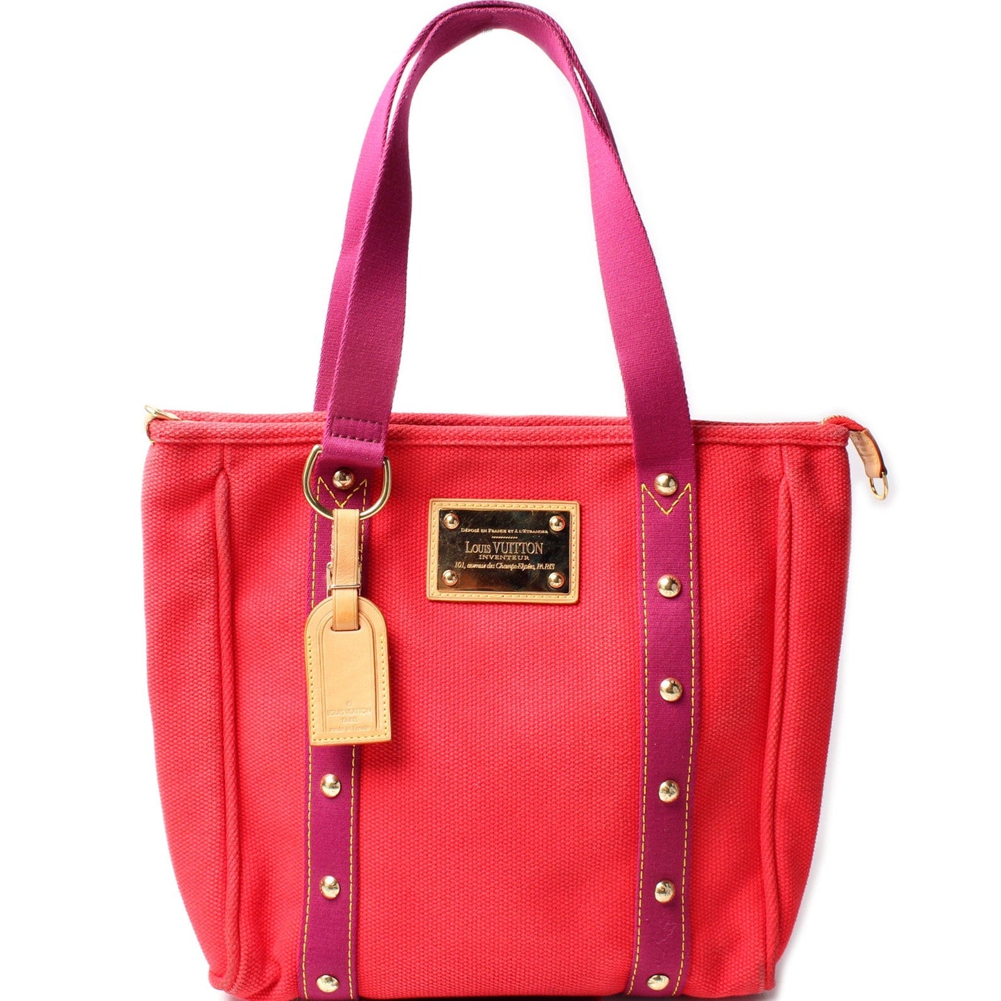 Louis Vuitton Cabas Antigua MM Canvas Handbag