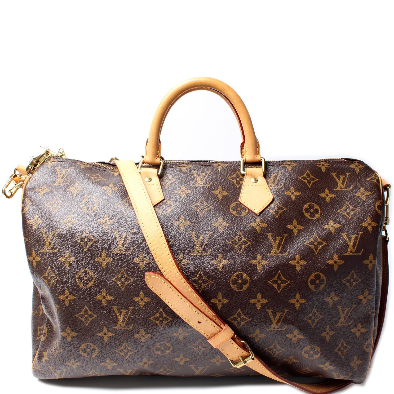 Louis Vuitton Speedy 40 Bandouliere Monogram Handbag Monogram 1