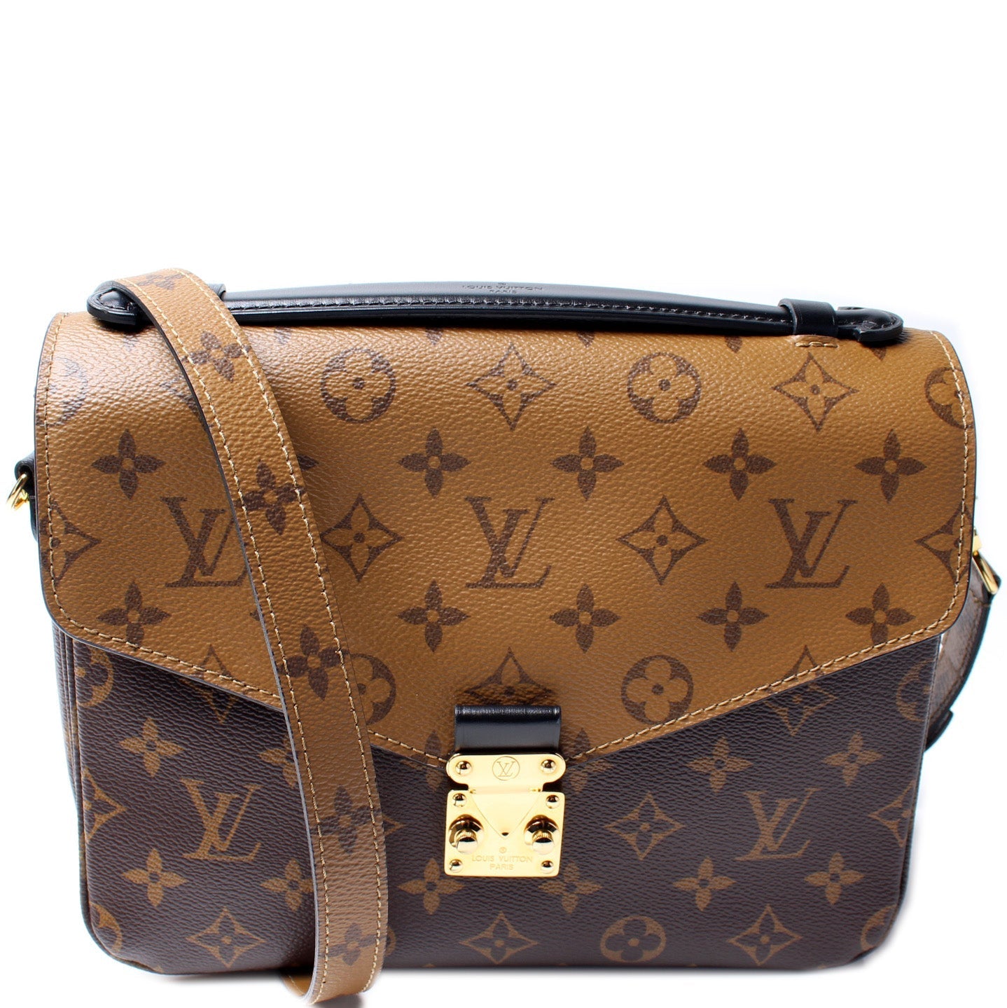 Louis Vuitton Pochette Metis Reverse Monogram Clutch Bag Monogram 7