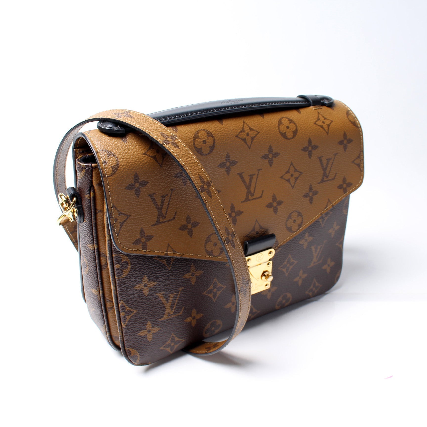 Louis Vuitton Pochette Metis Reverse Monogram Clutch Bag Monogram 7