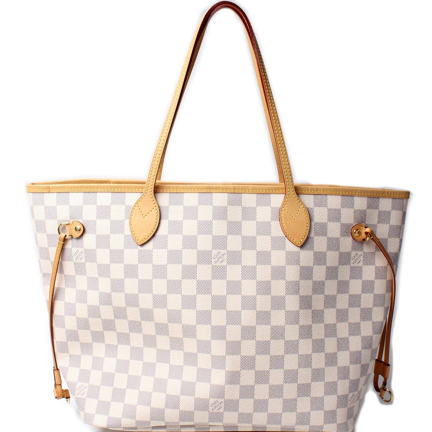 Louis Vuitton Neverfull MM Azur Damier Tote Bag Azur 69