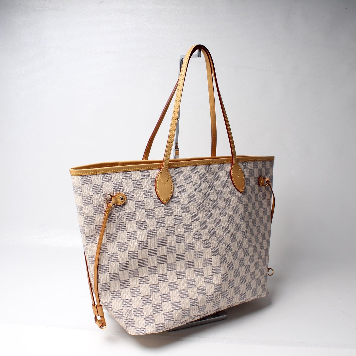 Louis Vuitton Neverfull MM Azur Damier Tote Bag Azur 69