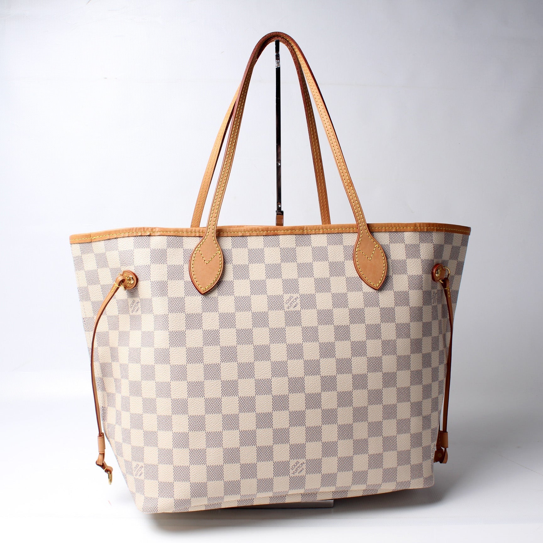 Louis Vuitton Neverfull MM Azur Damier Tote Bag Azur 70