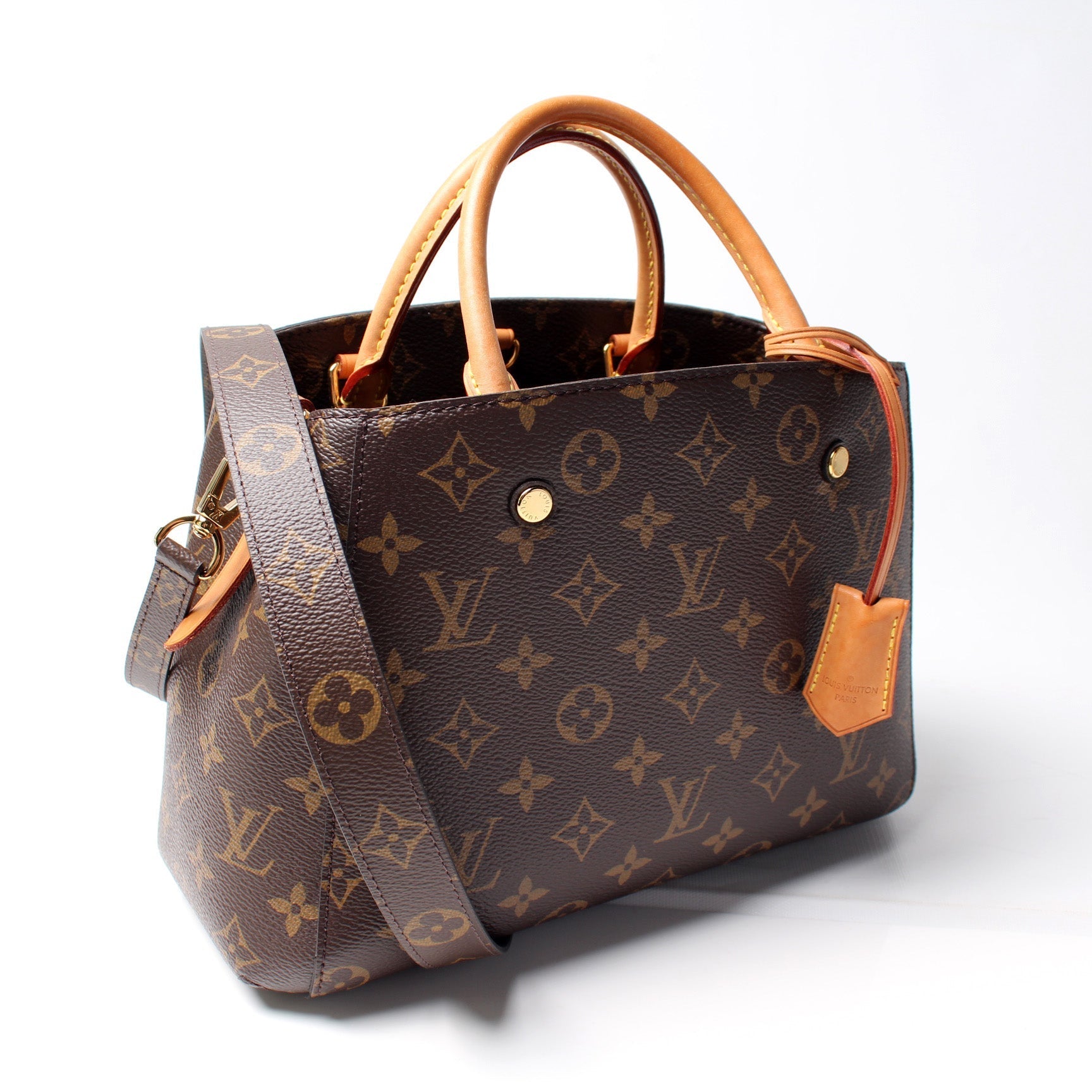 Louis Vuitton Montaigne BB Monogram Handbag Monogram 12