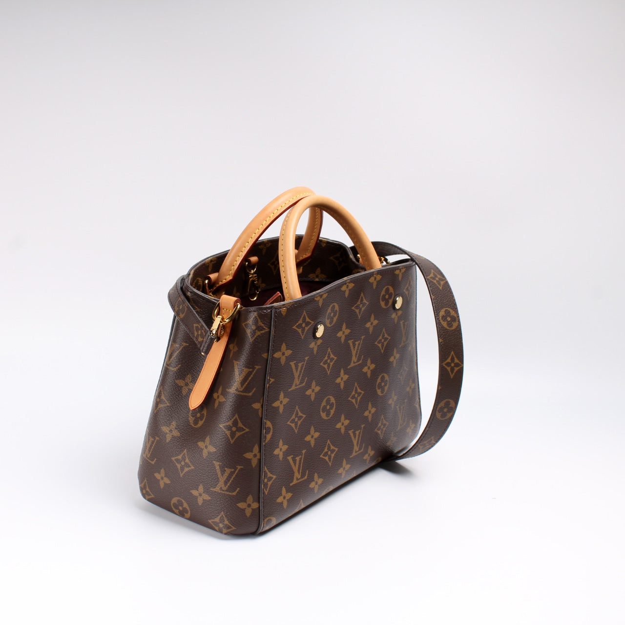 Louis Vuitton Montaigne BB Monogram Handbag Monogram 13