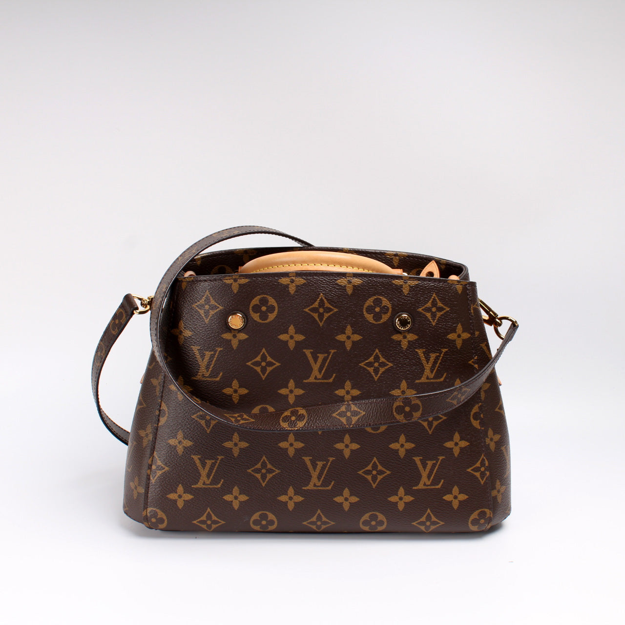 Louis Vuitton Montaigne BB Monogram Handbag Monogram 13