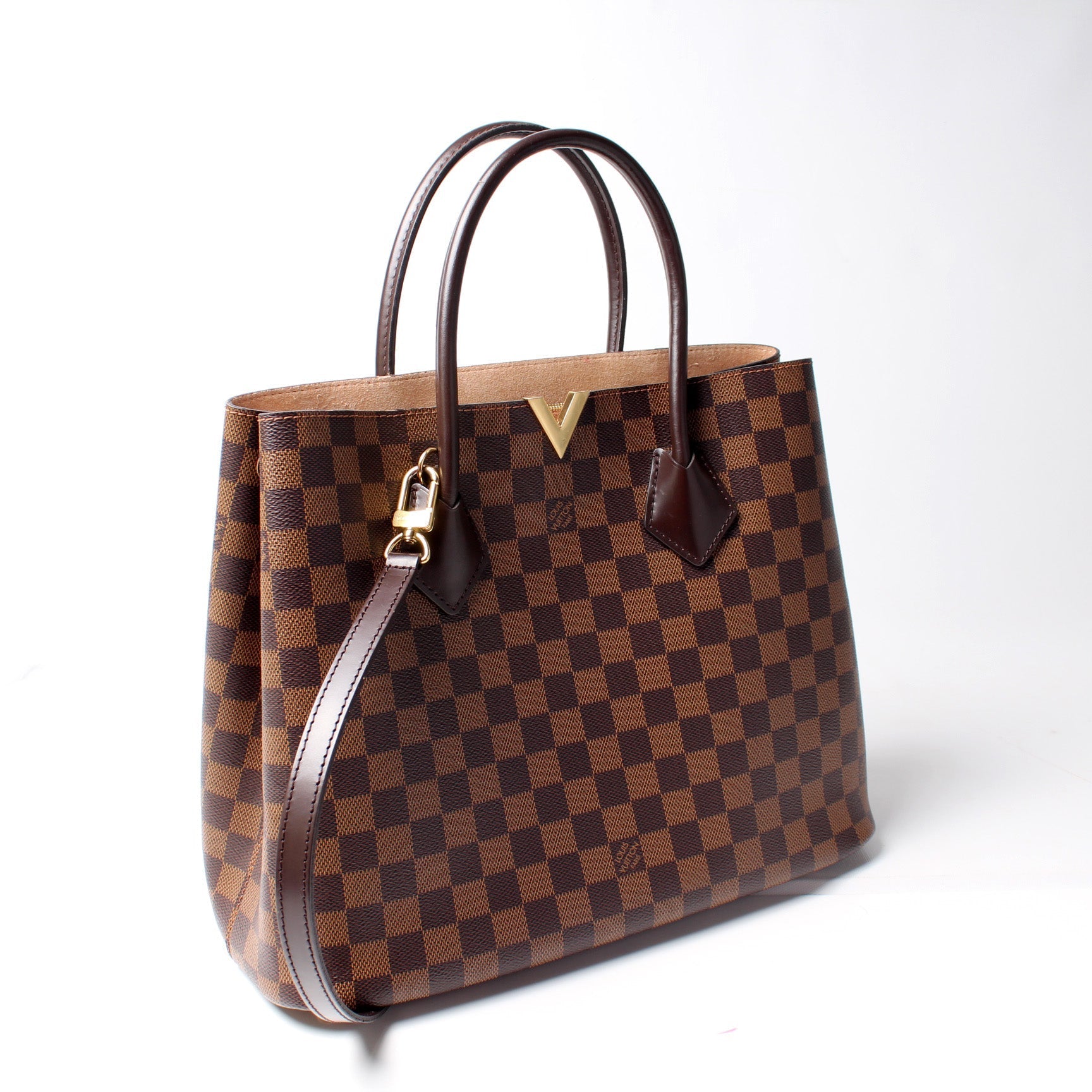 Louis Vuitton Kensington Ebene Damier Tote Bag Ebene 3