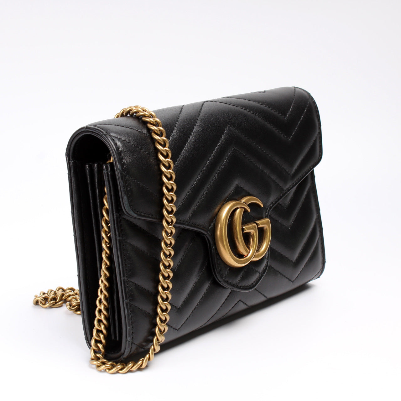 Gucci Marmont Chain Wallet Case Wallet 9