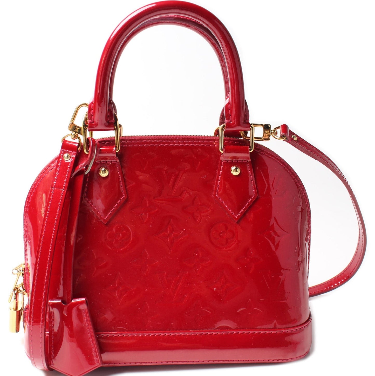 Louis Vuitton Alma BB Vernis Handbag Vernis 3