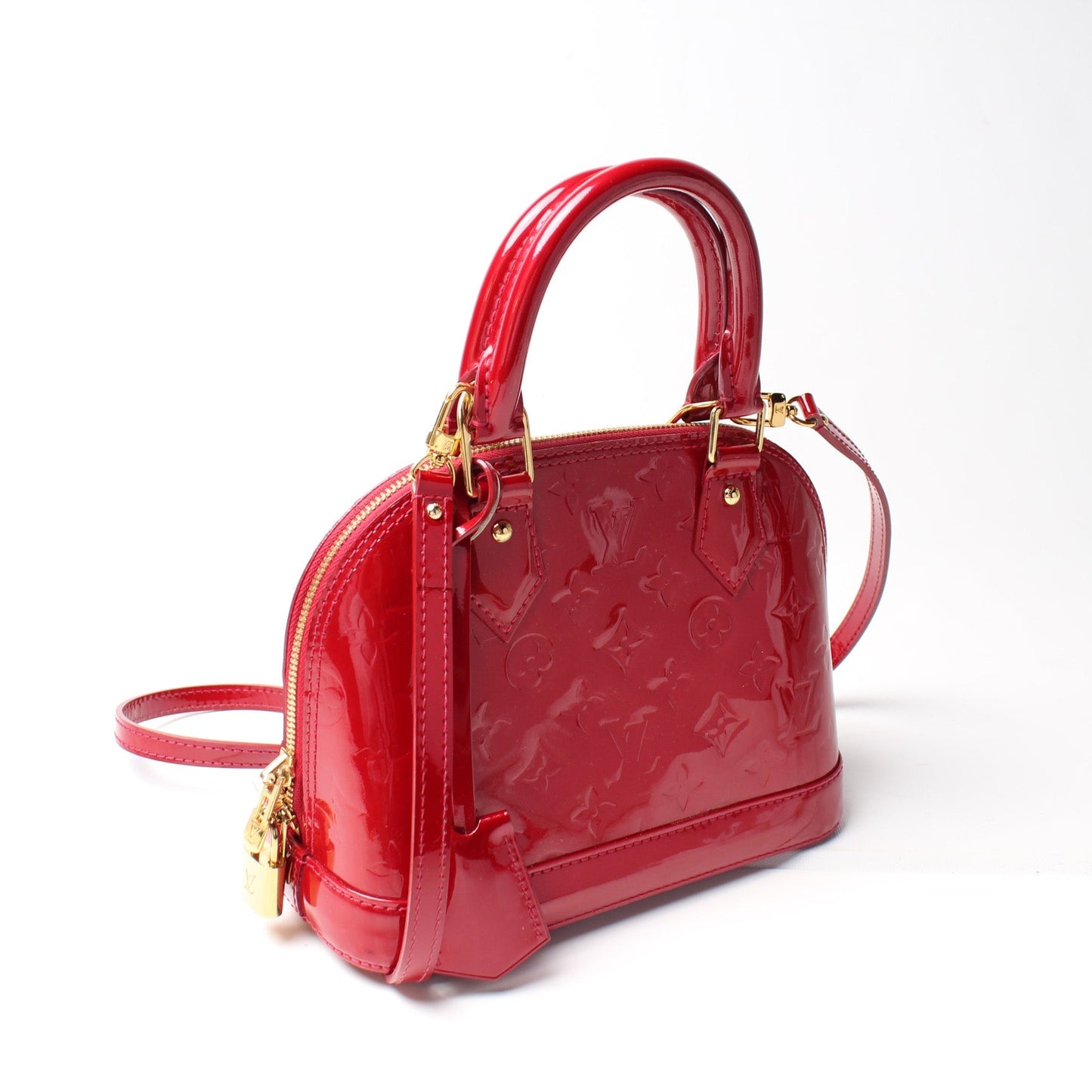 Louis Vuitton Alma BB Vernis Handbag Vernis 3