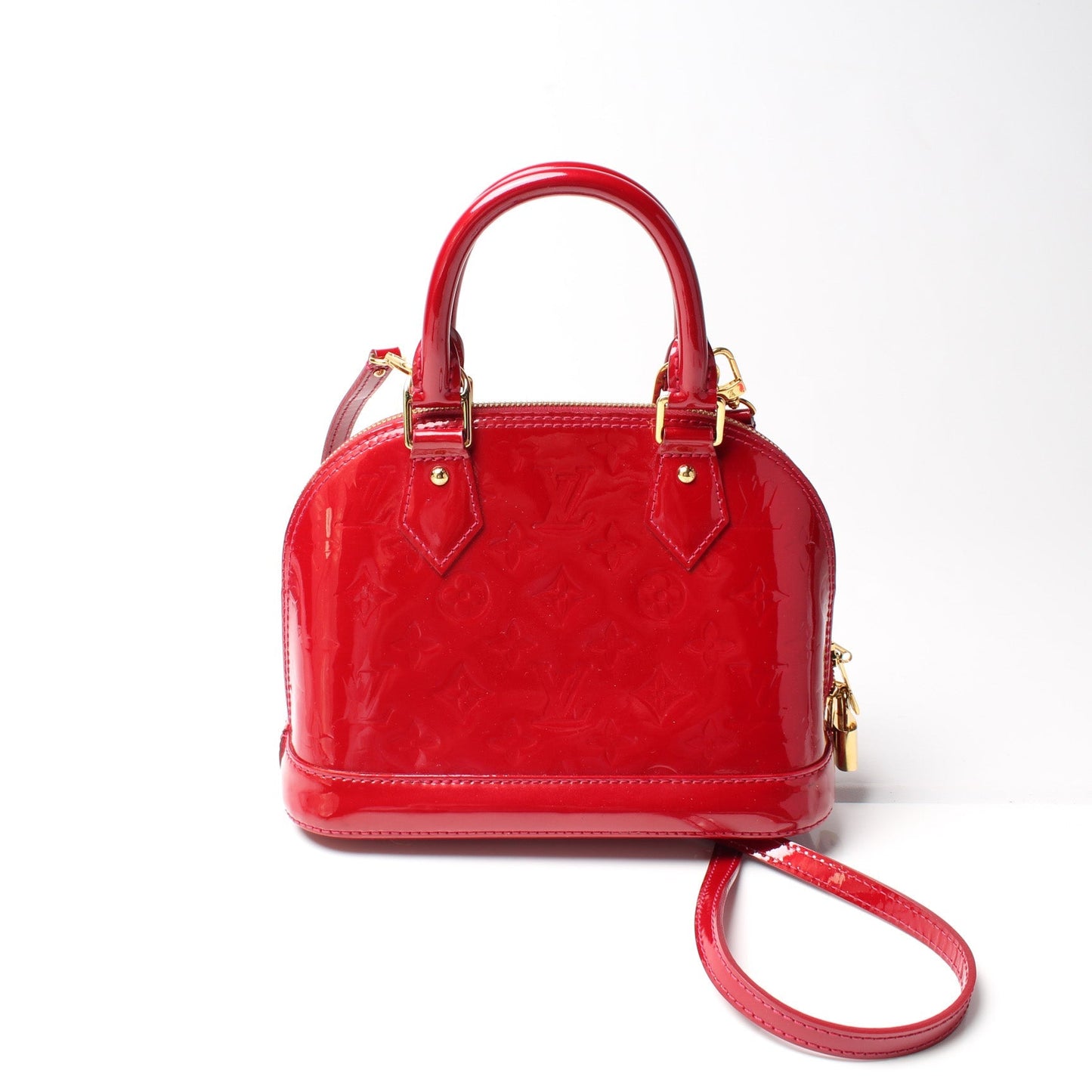 Louis Vuitton Alma BB Vernis Handbag Vernis 3