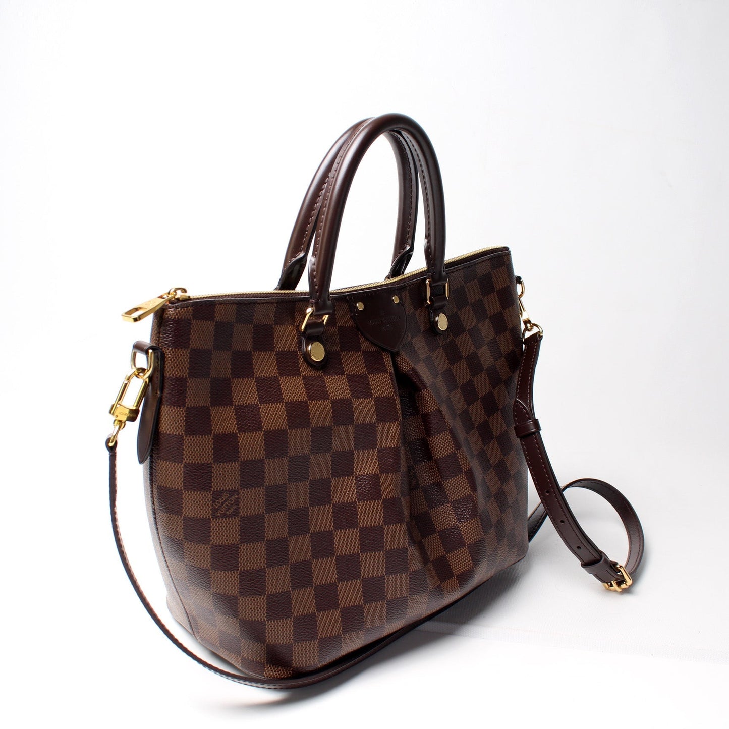 Louis Vuitton Siena Ebene MM Damier Handbag Ebene 4