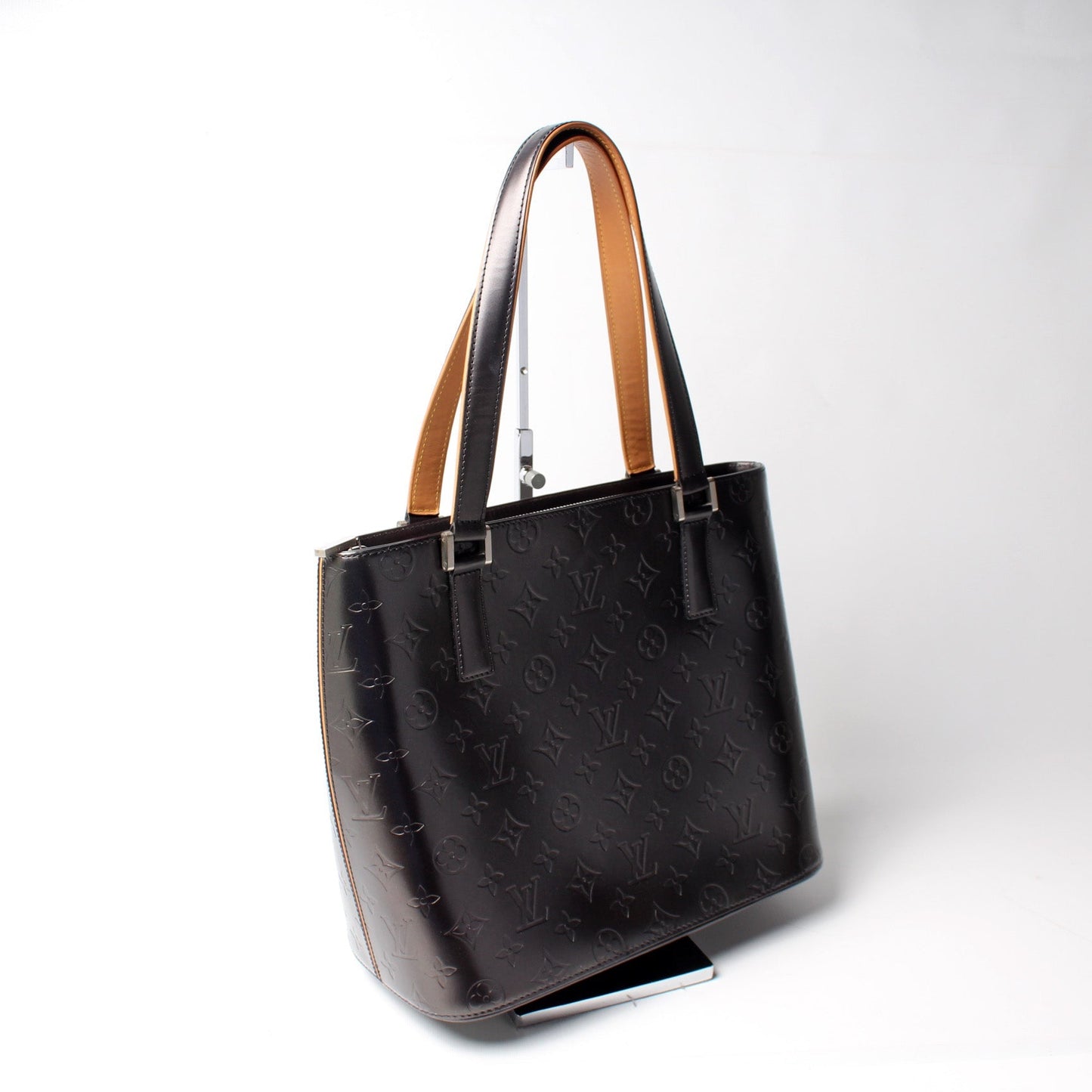 Louis Vuitton Stockton Matte Monogram Leather Handbag Leather 9