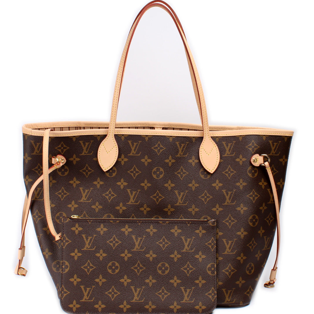 Louis Vuitton Neverfull MM W Monogram Wallet Case Monogram 12